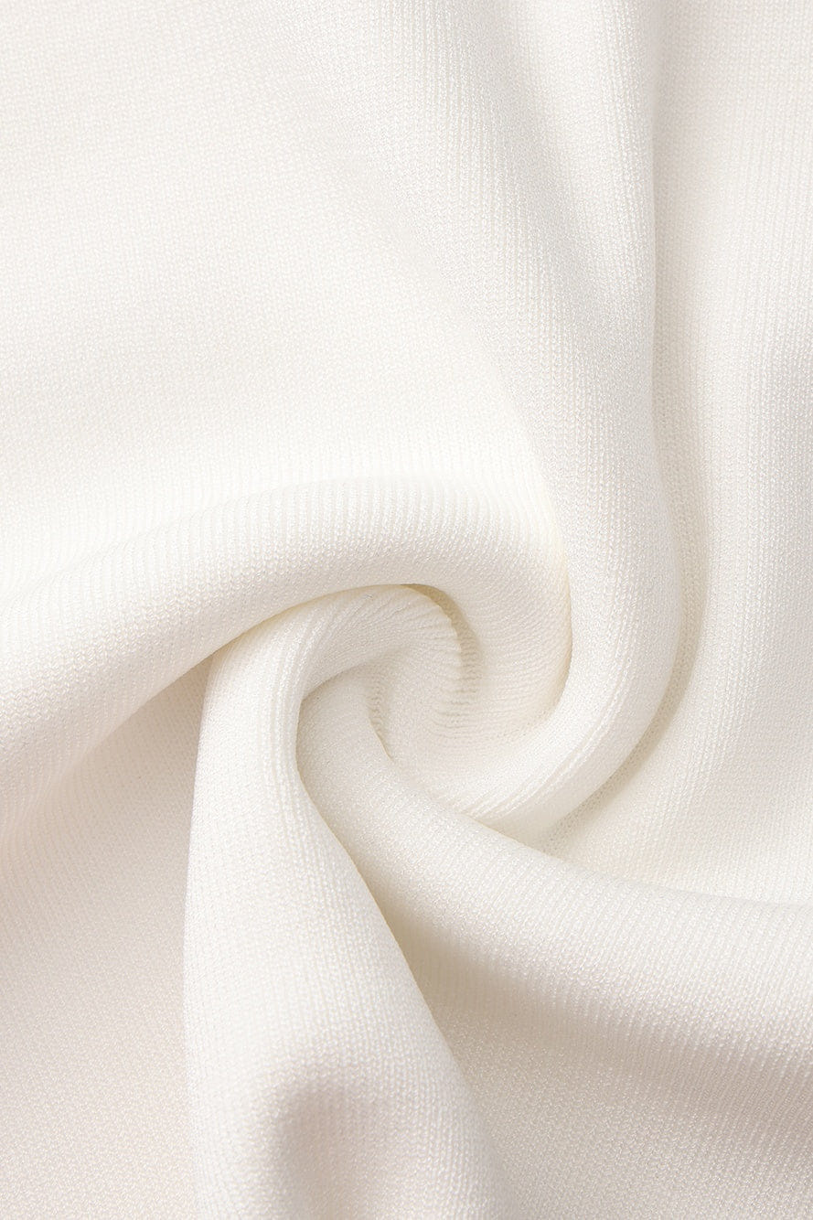 Wilhelmina Contrast A-Line White Skirt made by Nana Jacqueline