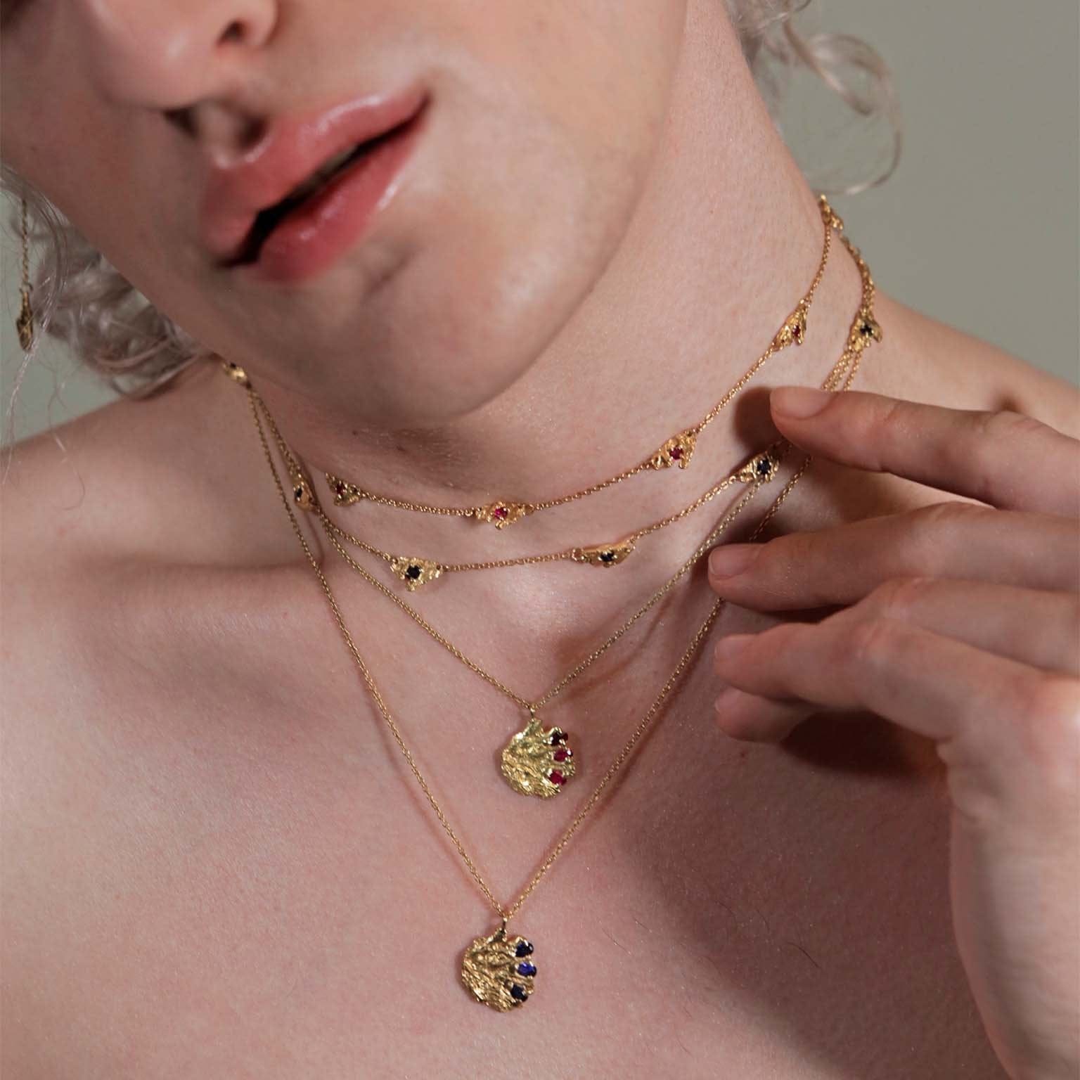 Ziyo Ruby Necklace made by Loveness Lee