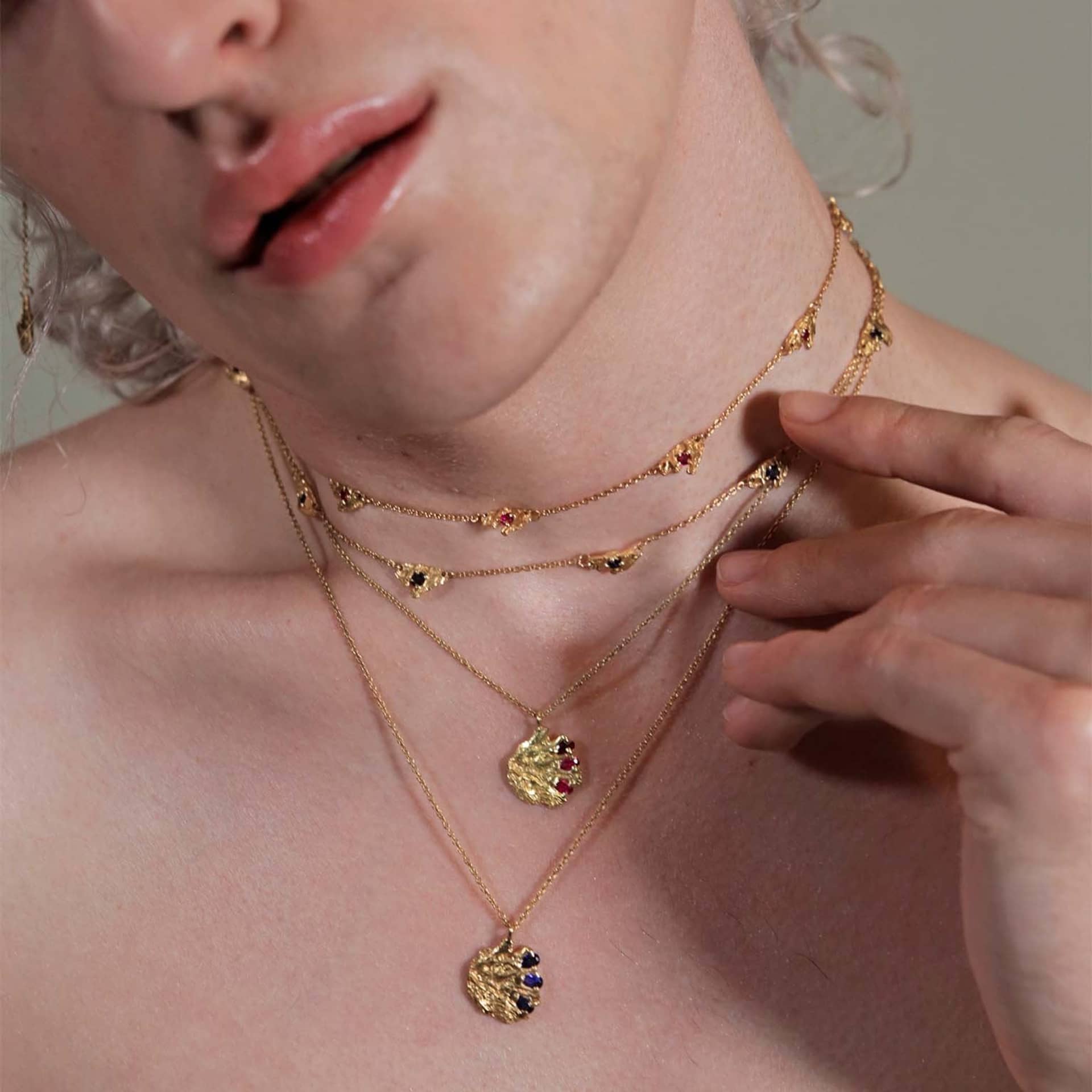 Ziyo Ruby Necklace made by Loveness Lee