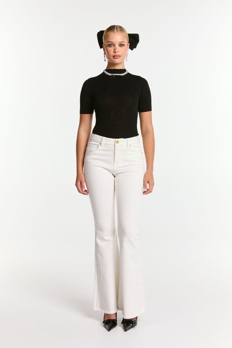 Brittany Jeans (White) made by Nana Jacqueline