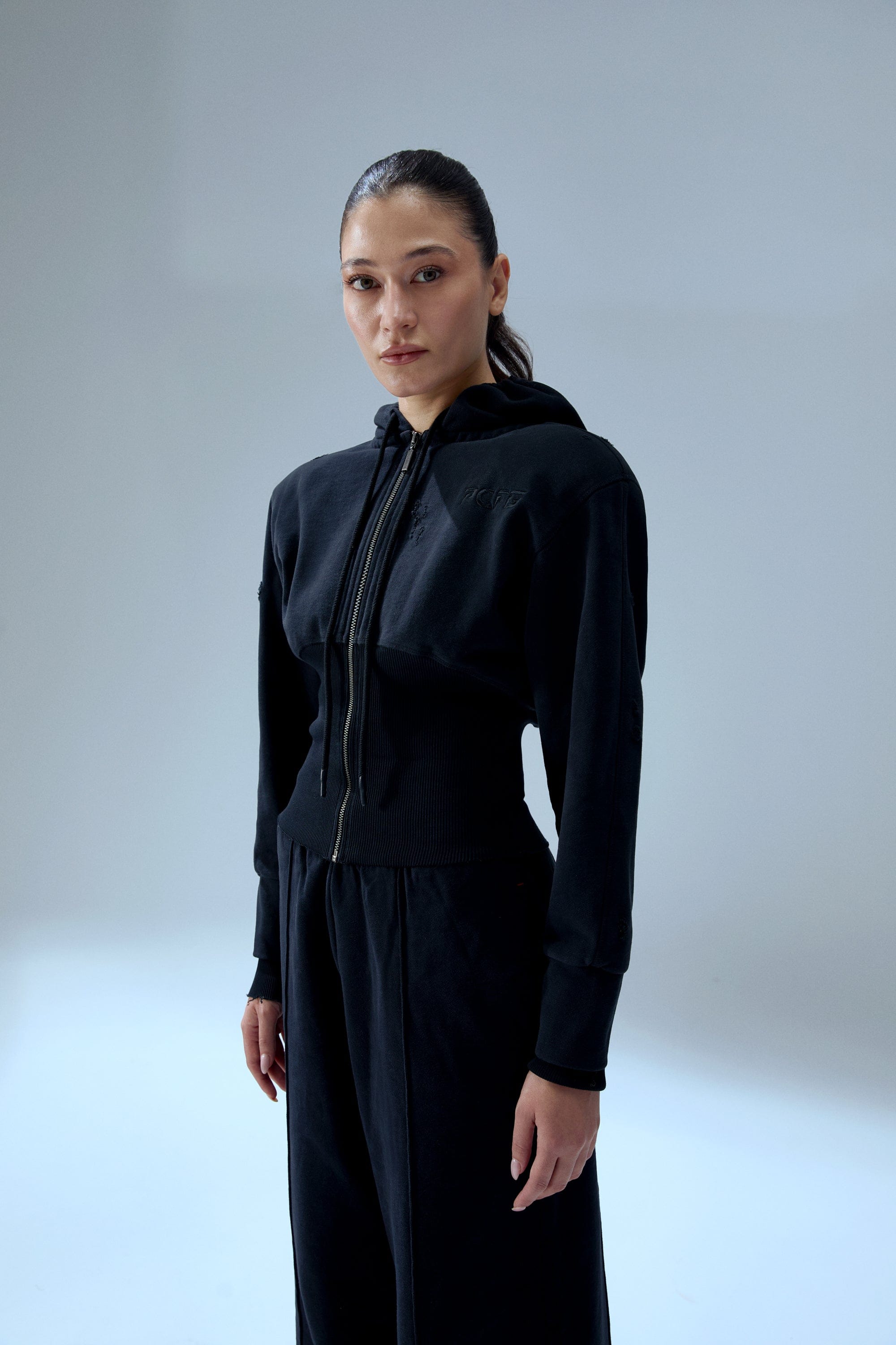 YOUR *ITCH FOLDED SWEAT PANT - JET BLACK made by PCFG