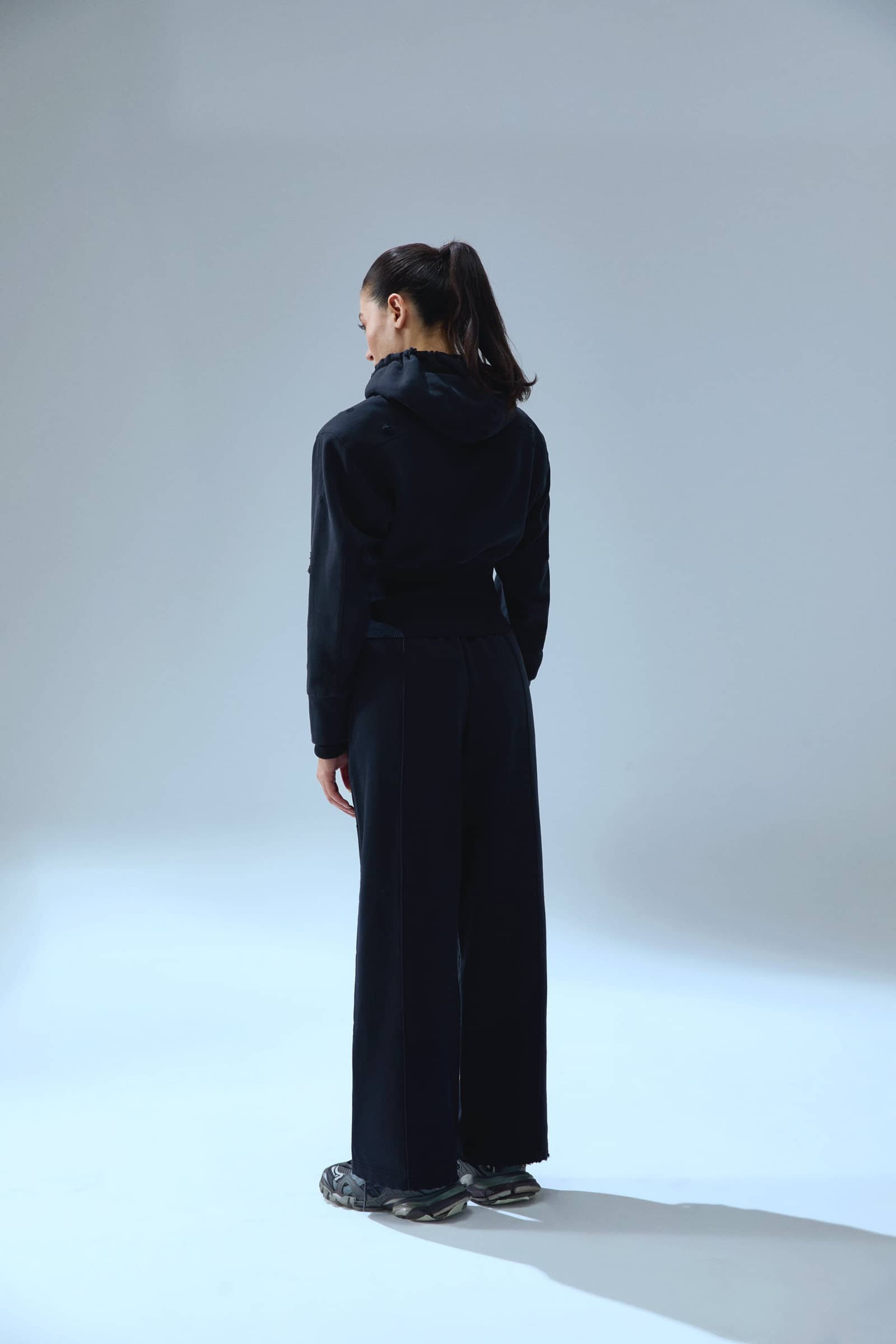 YOUR *ITCH FOLDED SWEAT PANT - JET BLACK made by PCFG