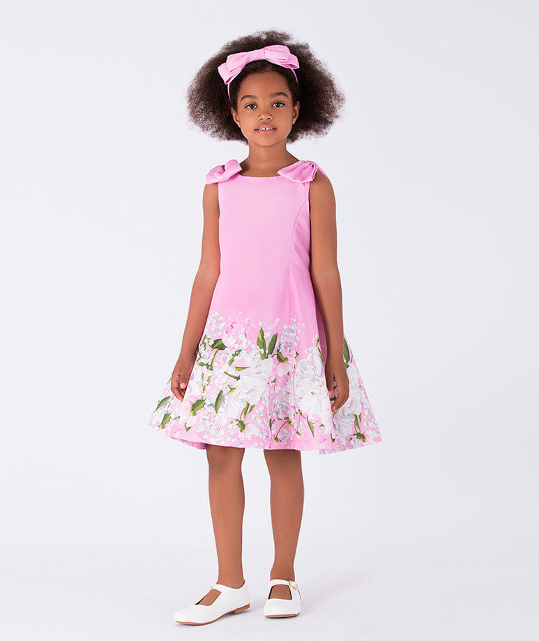 Floral Bow Dress made by Mama Luma