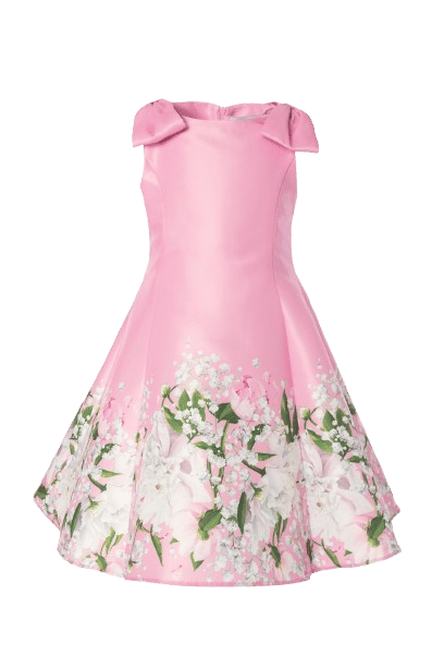 Floral Bow Dress made by Mama Luma