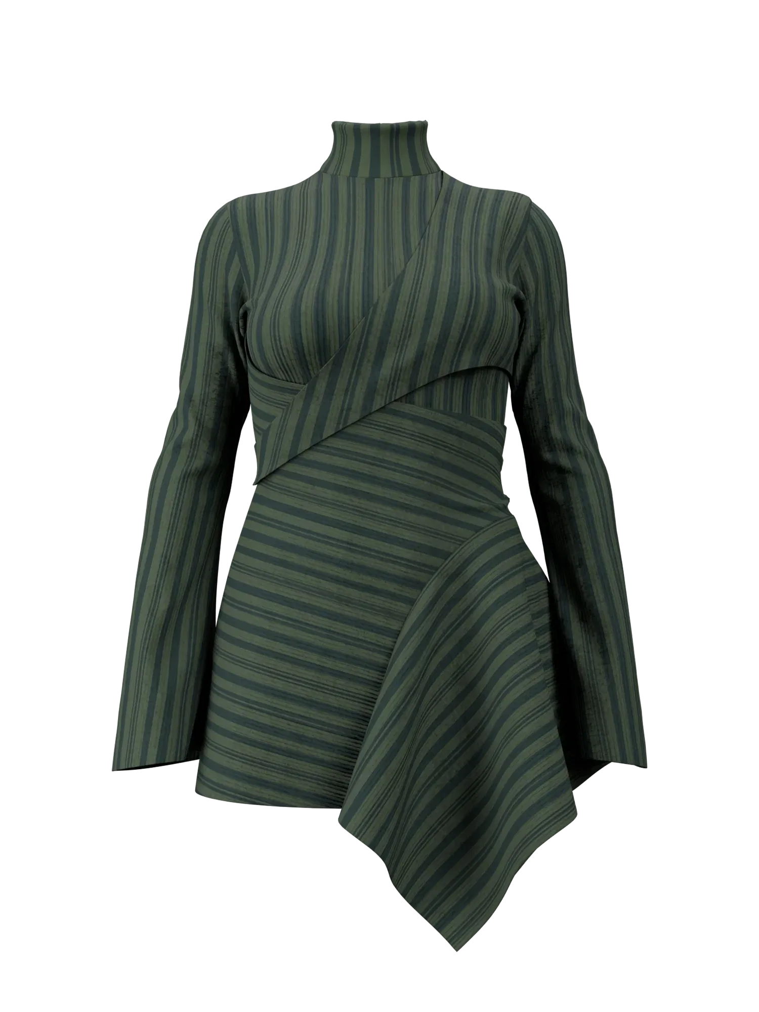 AYO KNIT TOP - GREEN made by Andrea Iyamah