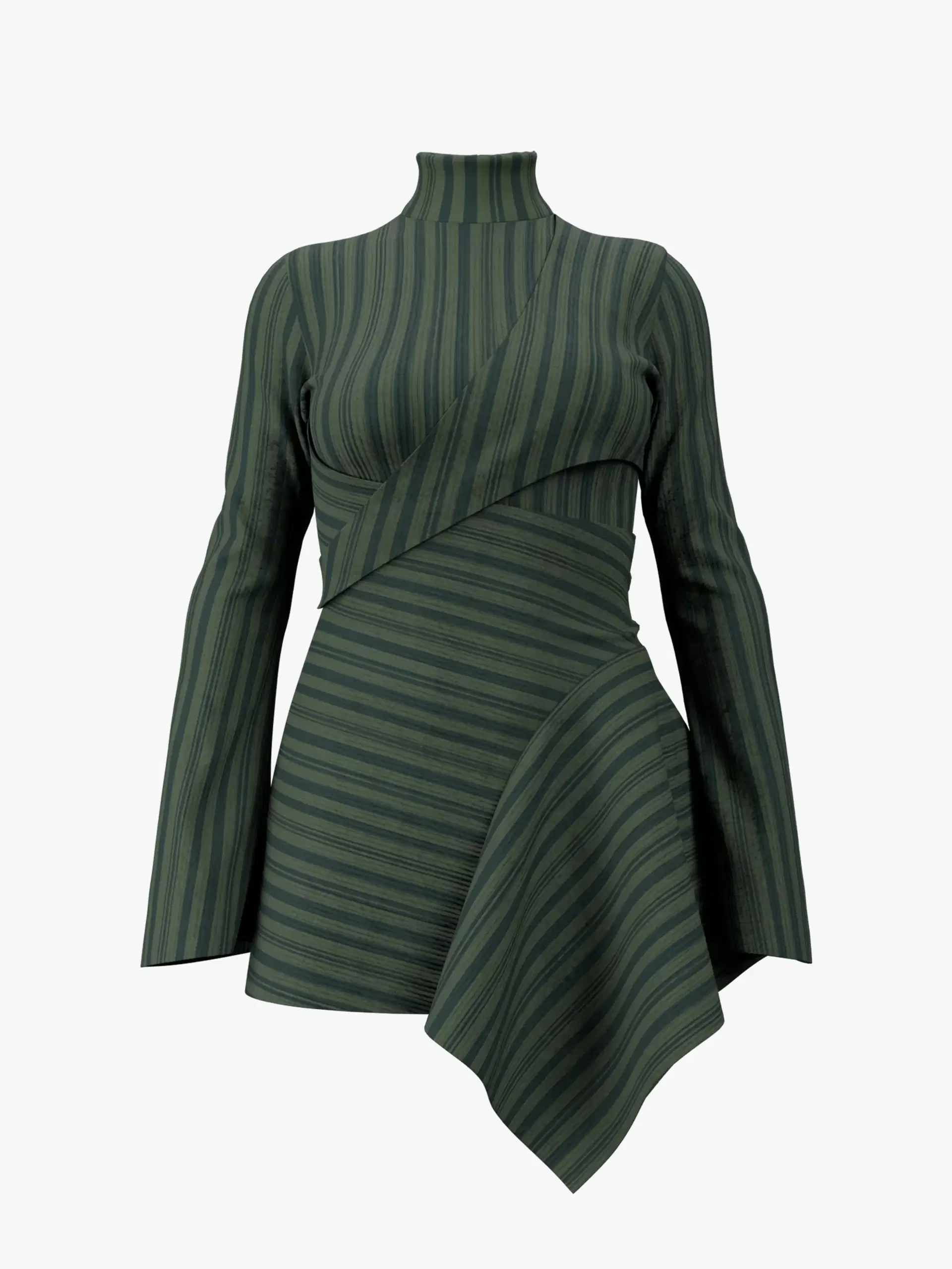 AYO KNIT TOP - GREEN made by Andrea Iyamah