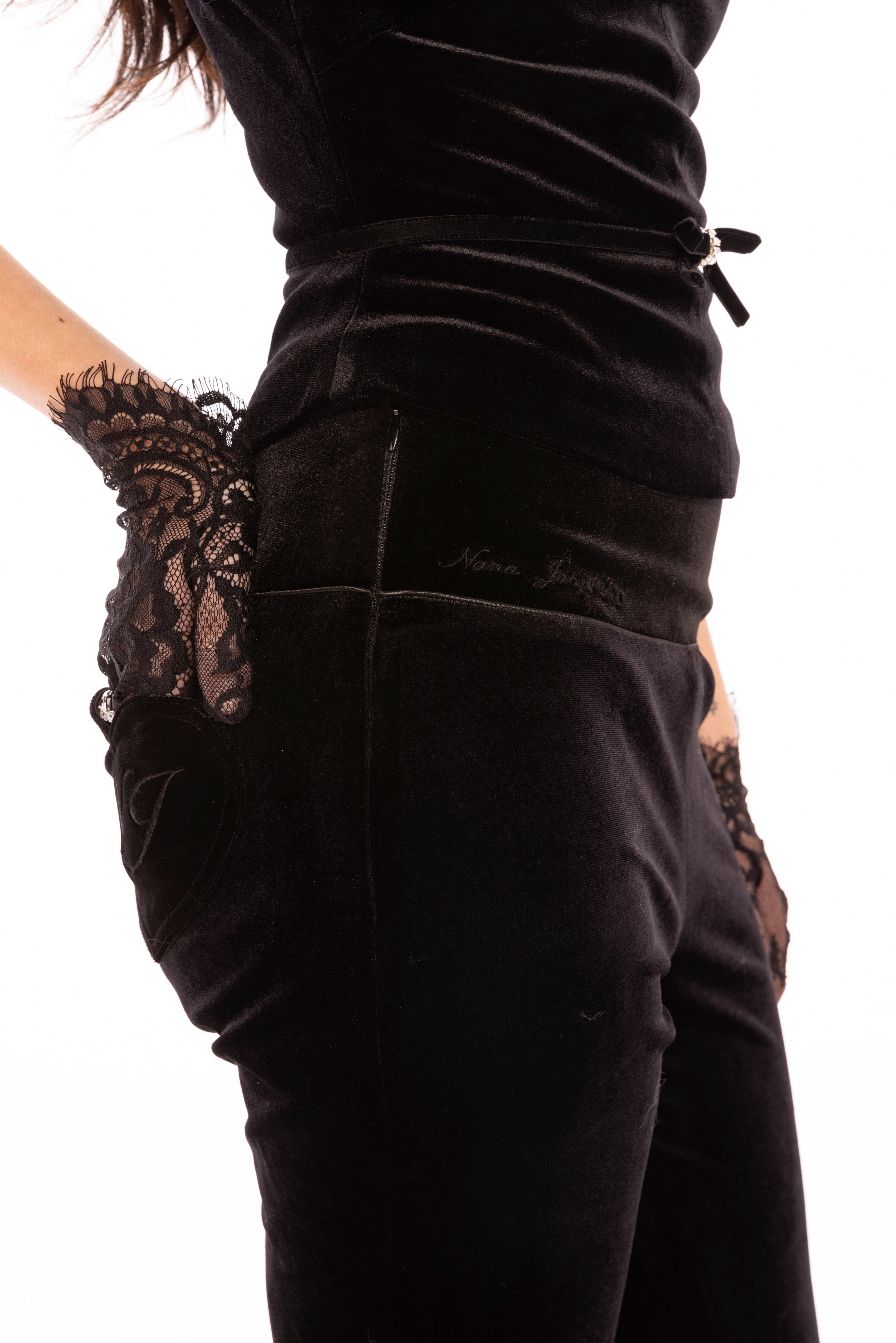 Estelle Velvet Pants made by Nana Jacqueline