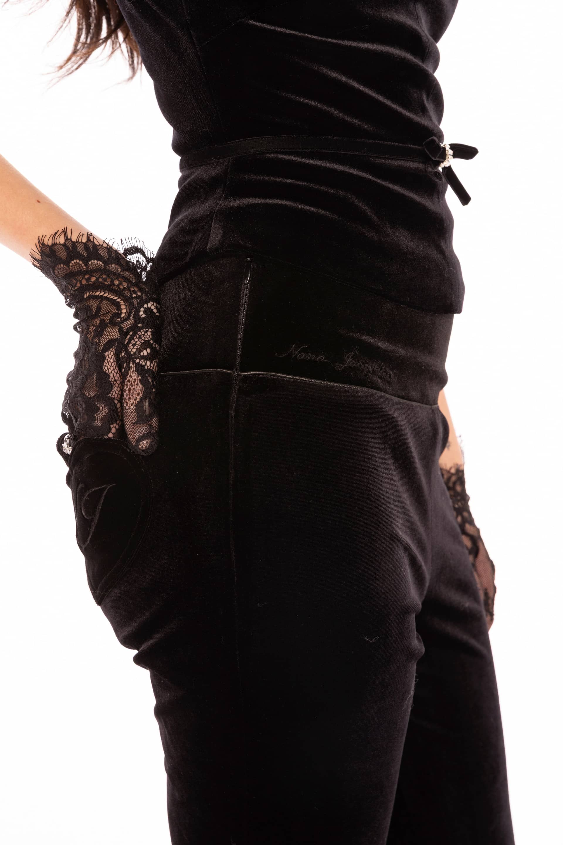 Estelle Velvet Pants made by Nana Jacqueline