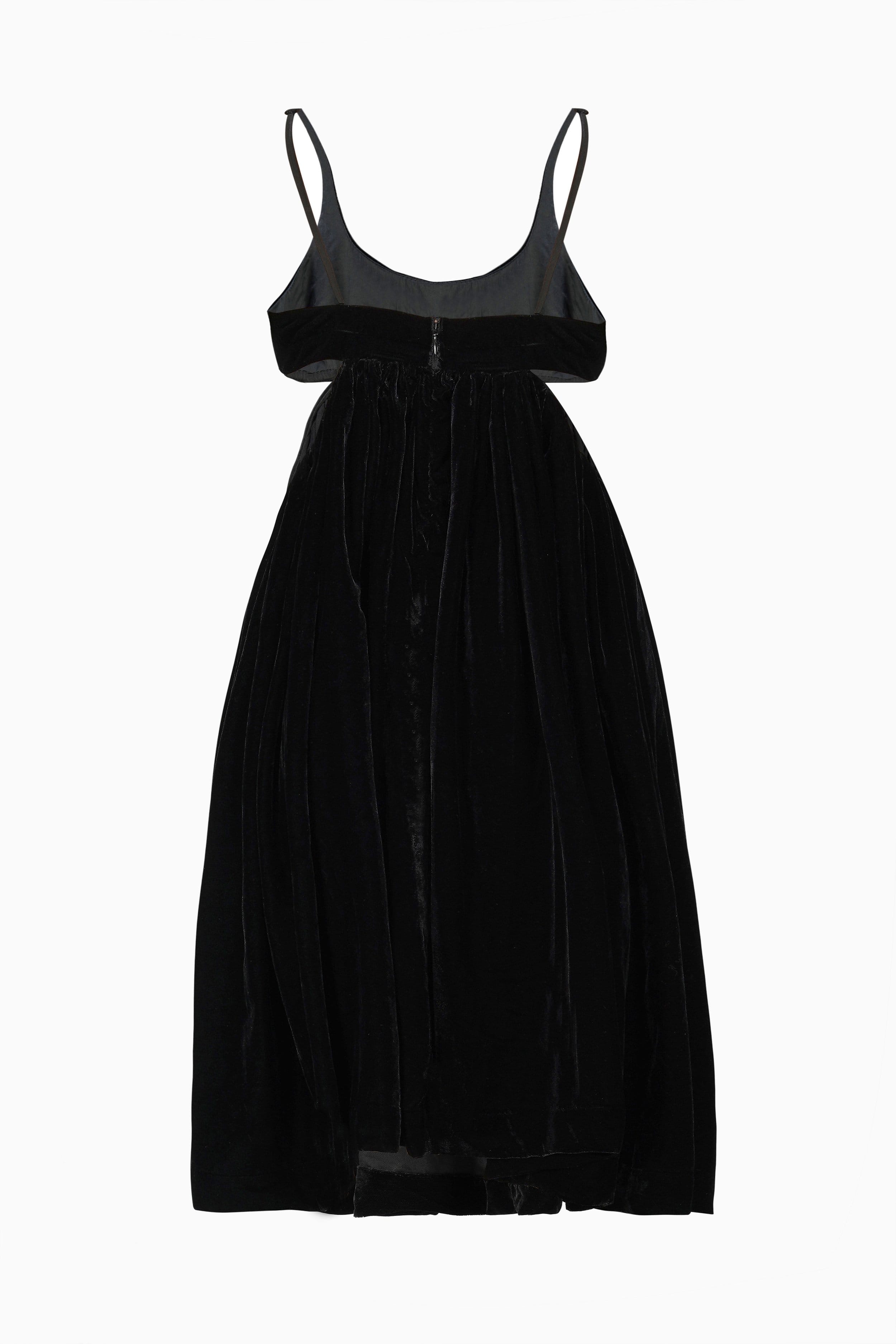 Black Velvet Dress made by Szabo Sihag