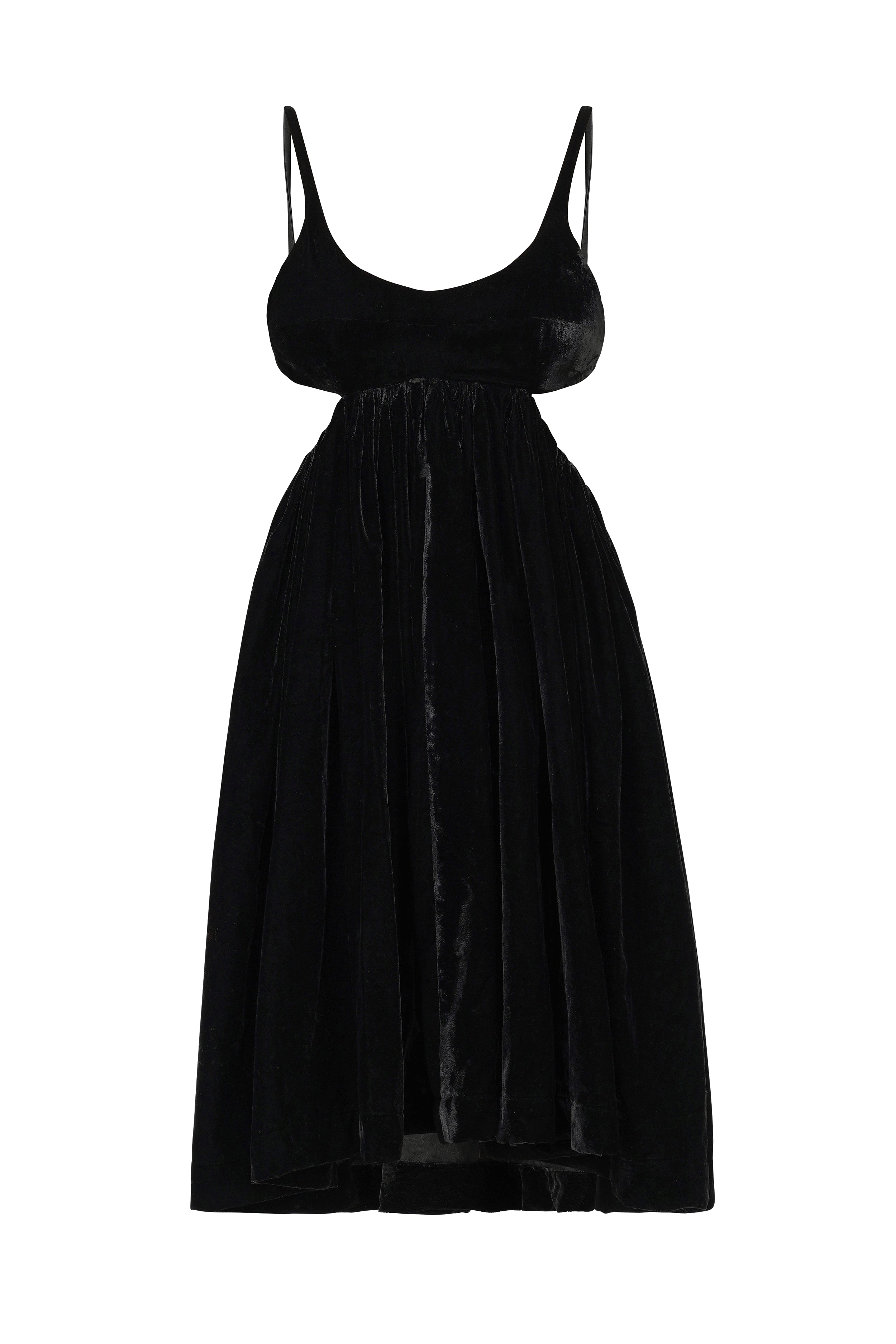 Black Velvet Dress made by Szabo Sihag