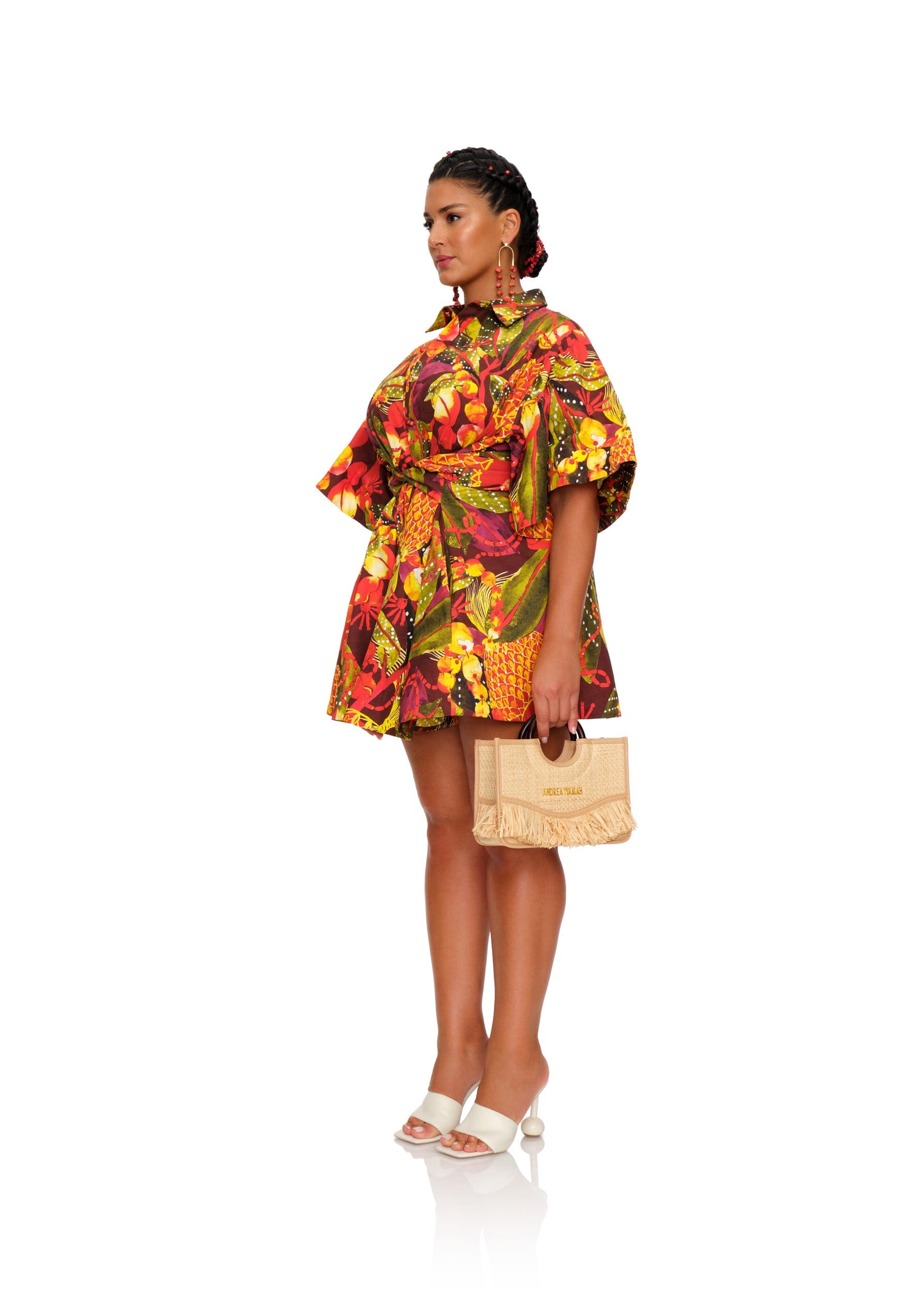 SHANTI ROMPER - KOLA PRINT made by Andrea Iyamah