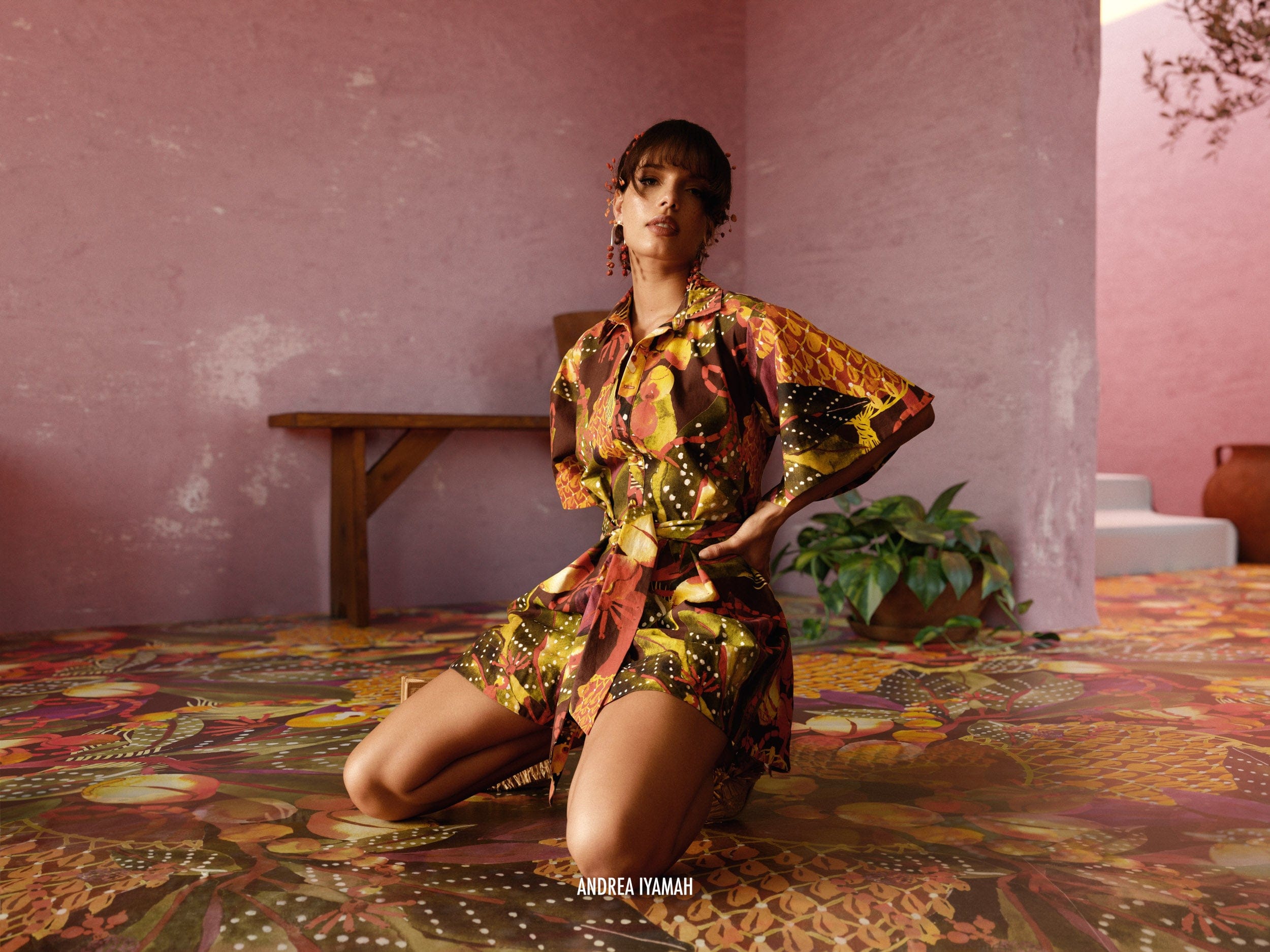 SHANTI ROMPER - KOLA PRINT made by Andrea Iyamah