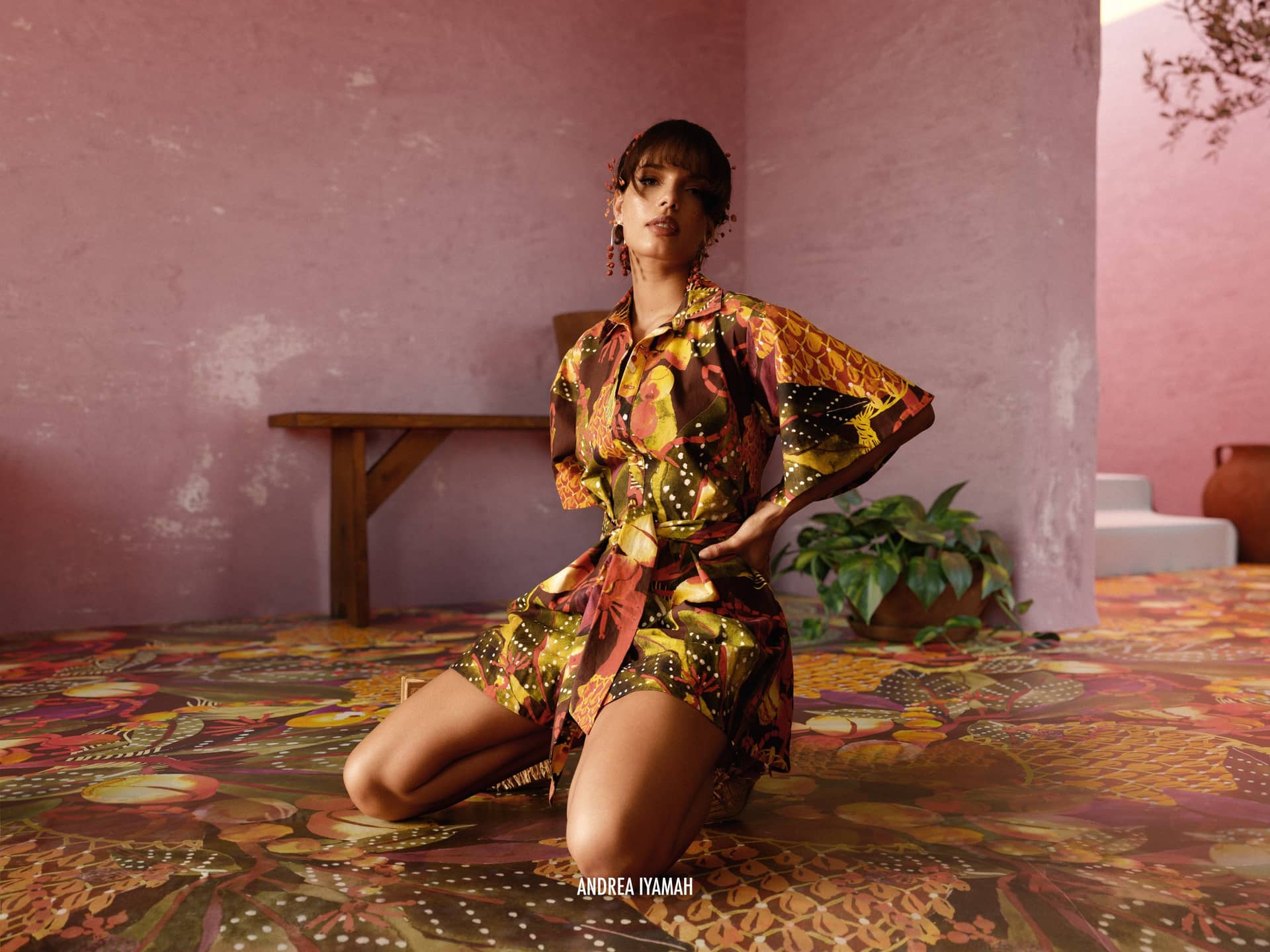 SHANTI ROMPER - KOLA PRINT made by Andrea Iyamah