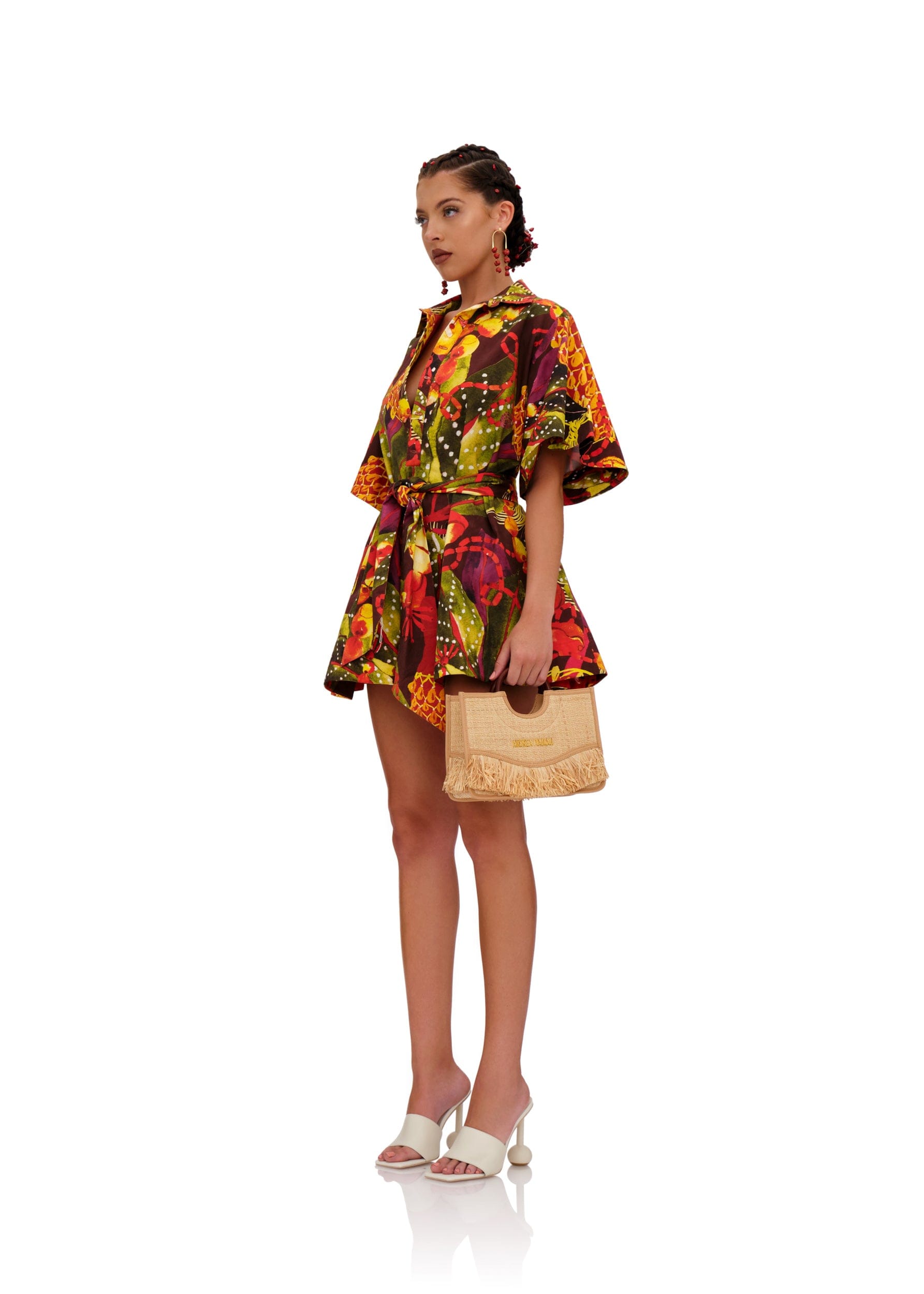 SHANTI ROMPER - KOLA PRINT made by Andrea Iyamah