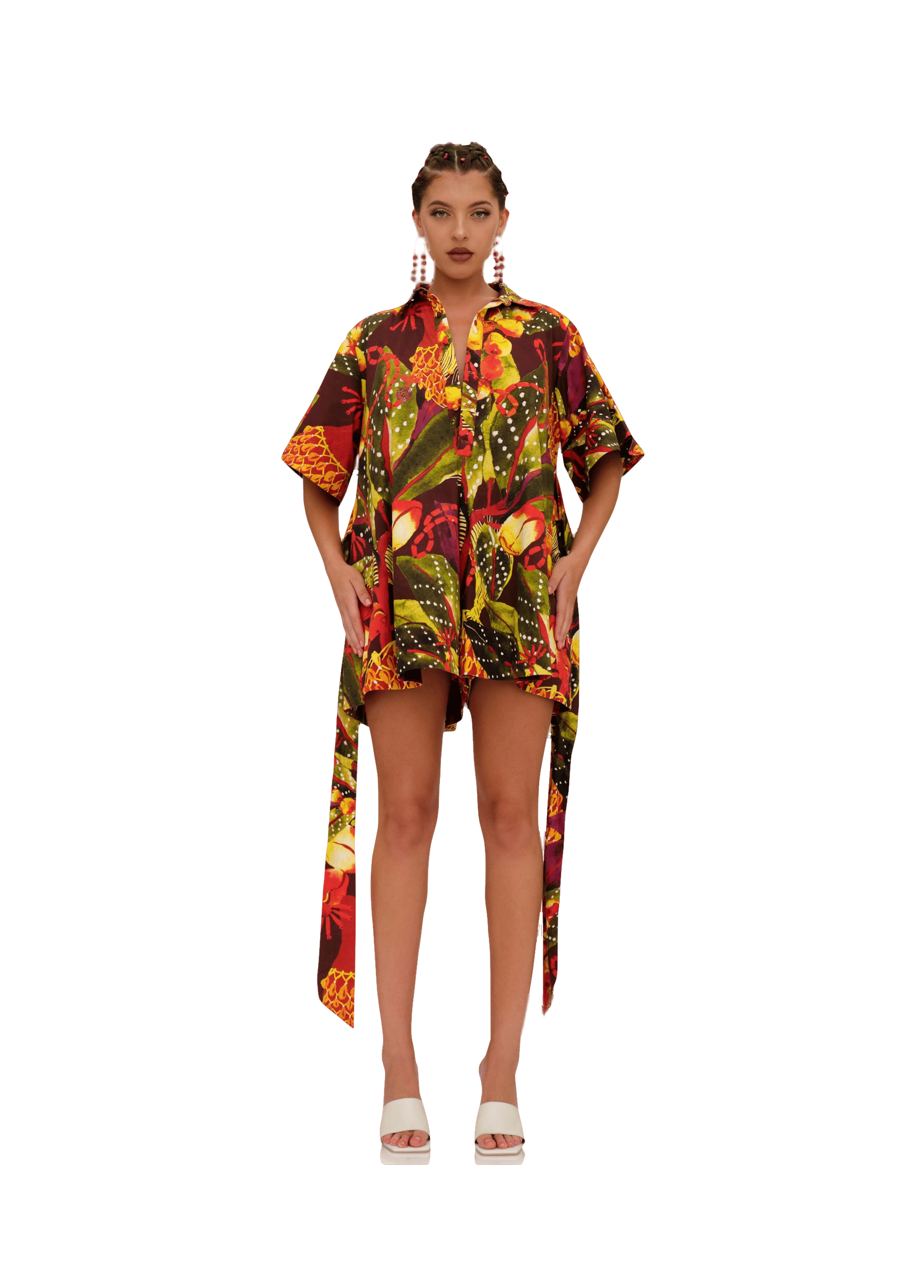 SHANTI ROMPER - KOLA PRINT made by Andrea Iyamah