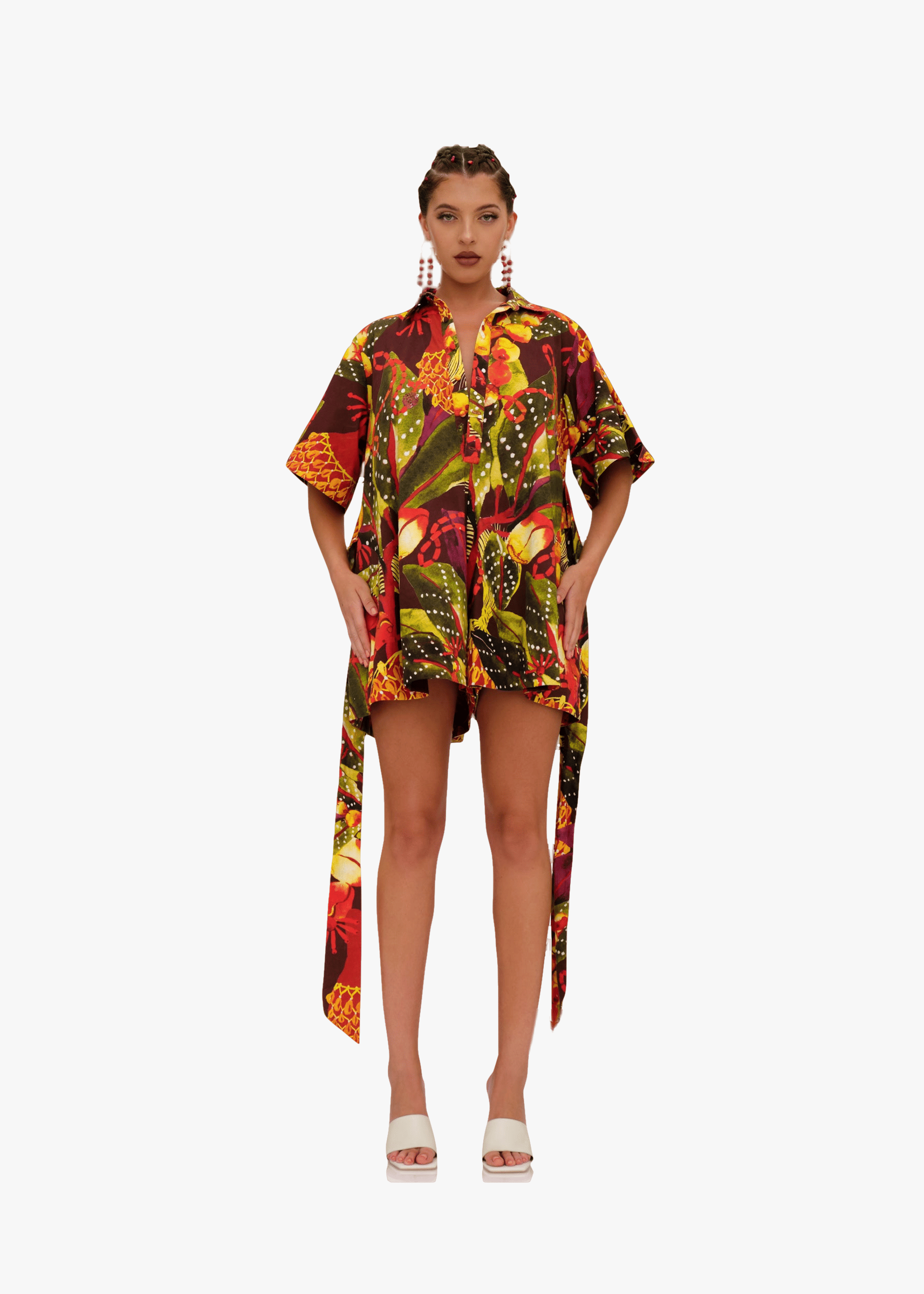 SHANTI ROMPER - KOLA PRINT made by Andrea Iyamah