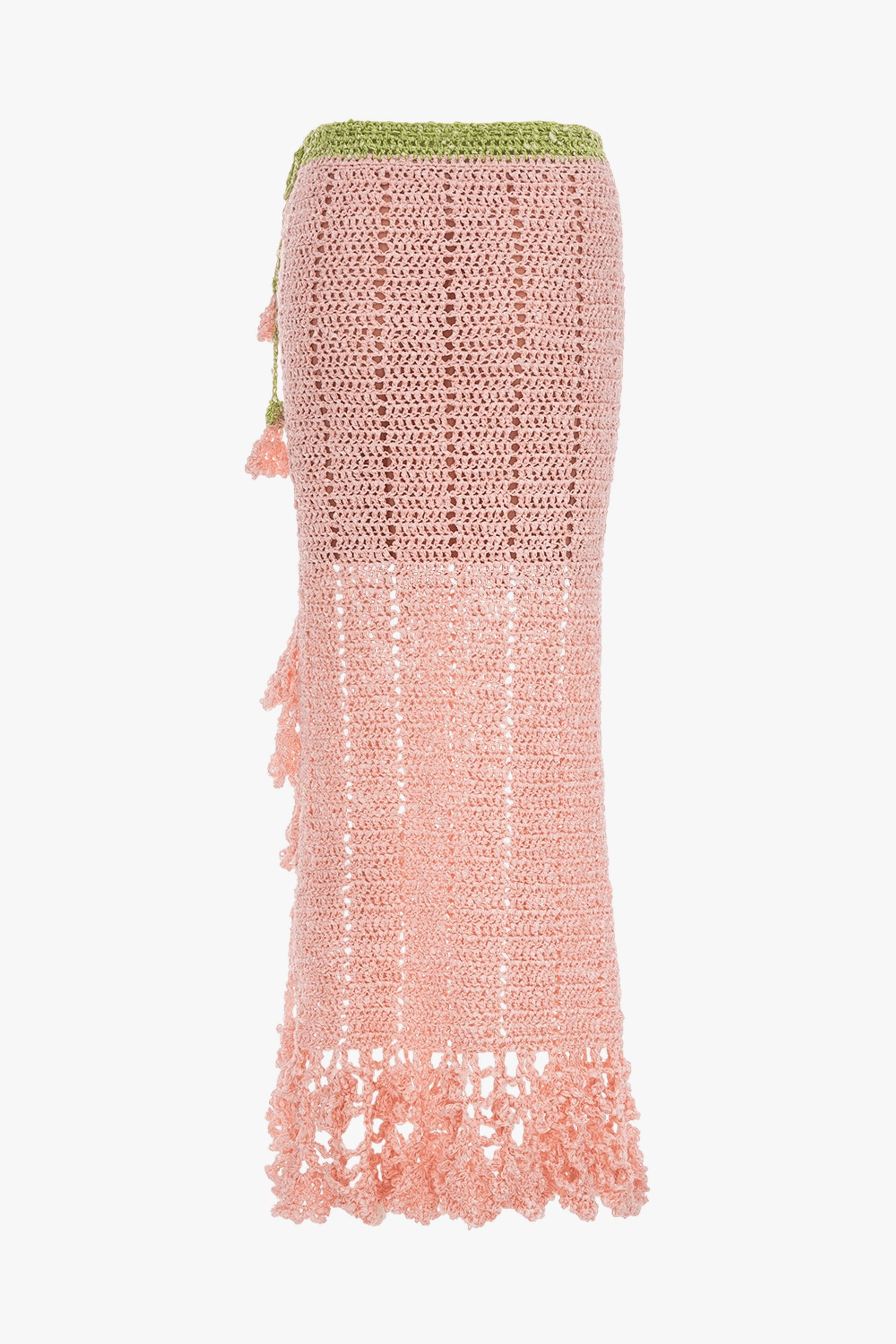 Pink Chrysanthemum Handmade Crochet Skirt made by ANDREEVA