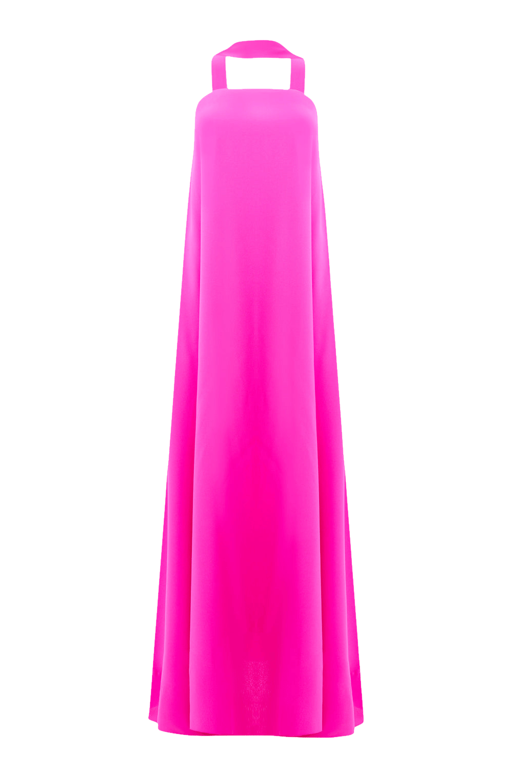 Amy Crepe Pink Strapless Maxi Dress made by Lora Istanbul