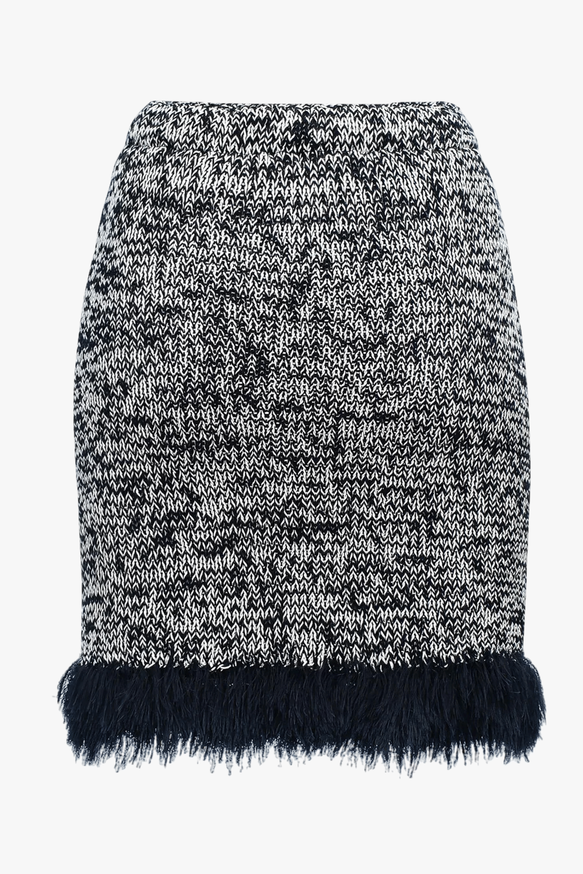 Grey Mini Handmade Knit Skirt in Grey made by ANDREEVA