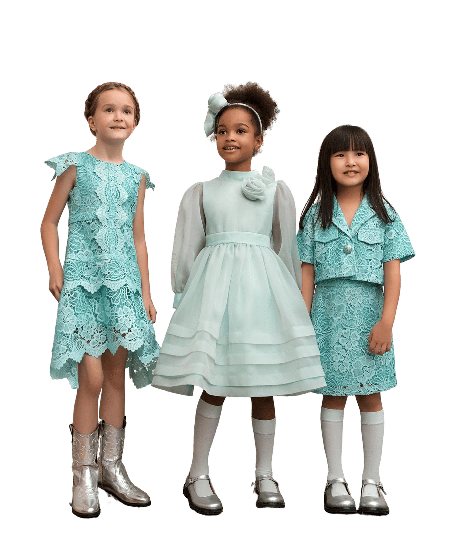 Floral Lace Girls Outfit | 2 Pieces made by Mama Luma