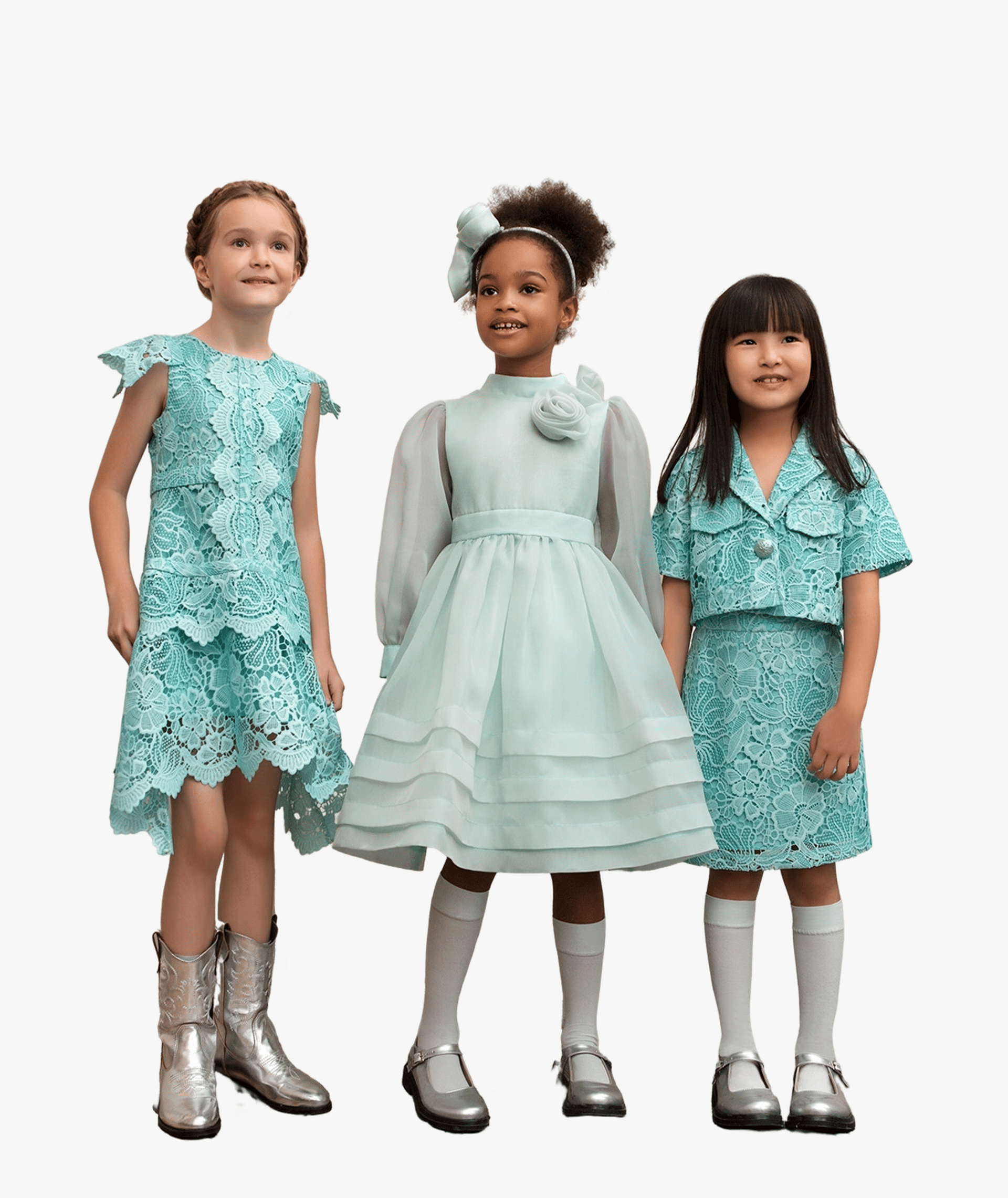 Floral Lace Girls Outfit | 2 Pieces made by Mama Luma