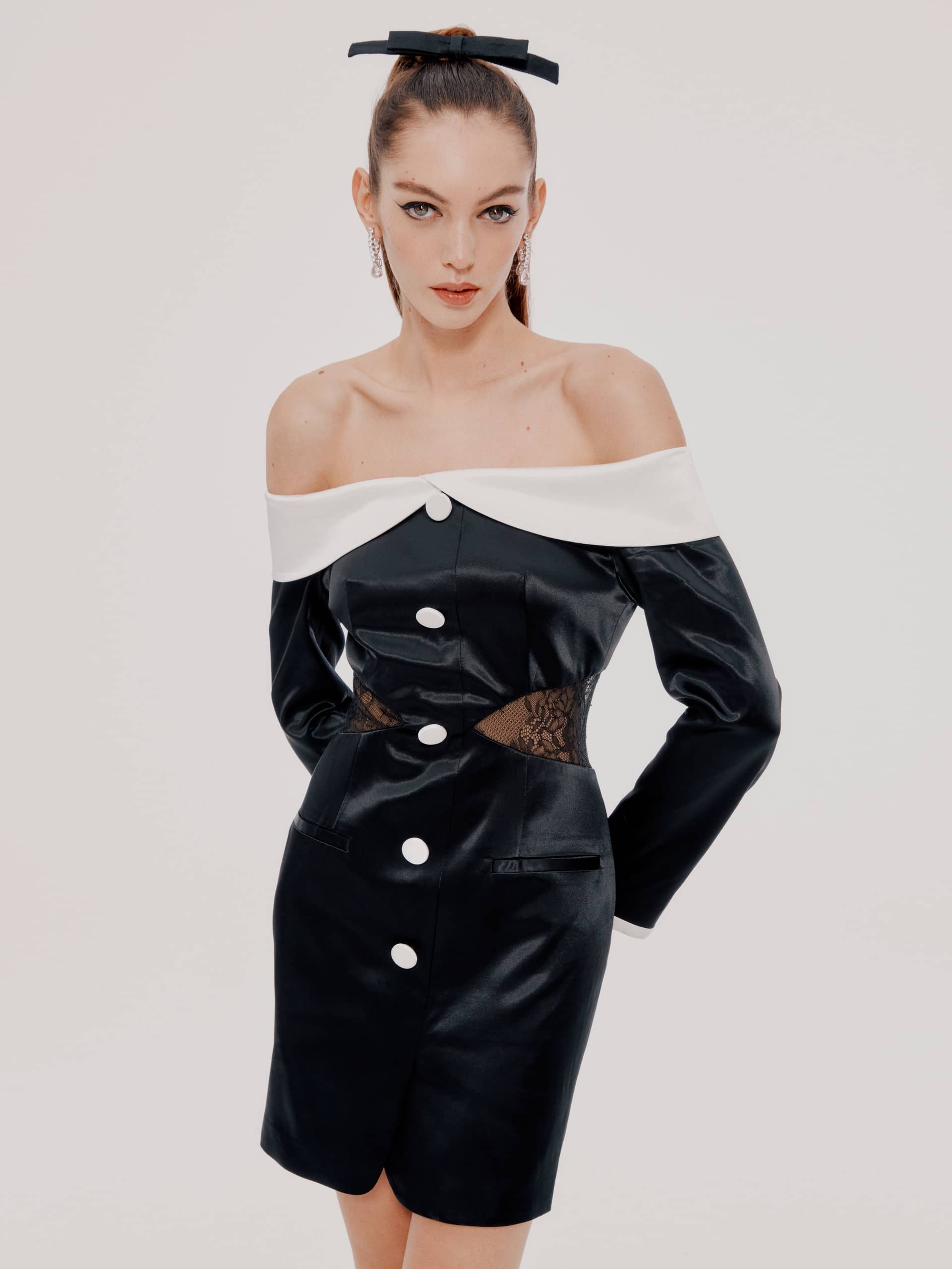 Angelica Dress (Final Sale) in Black made by Nana Jacqueline