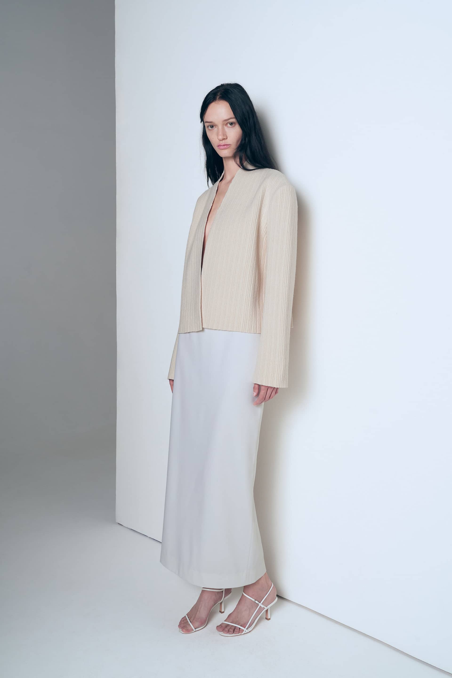 Straight fit maxi skirt made by A.M.G