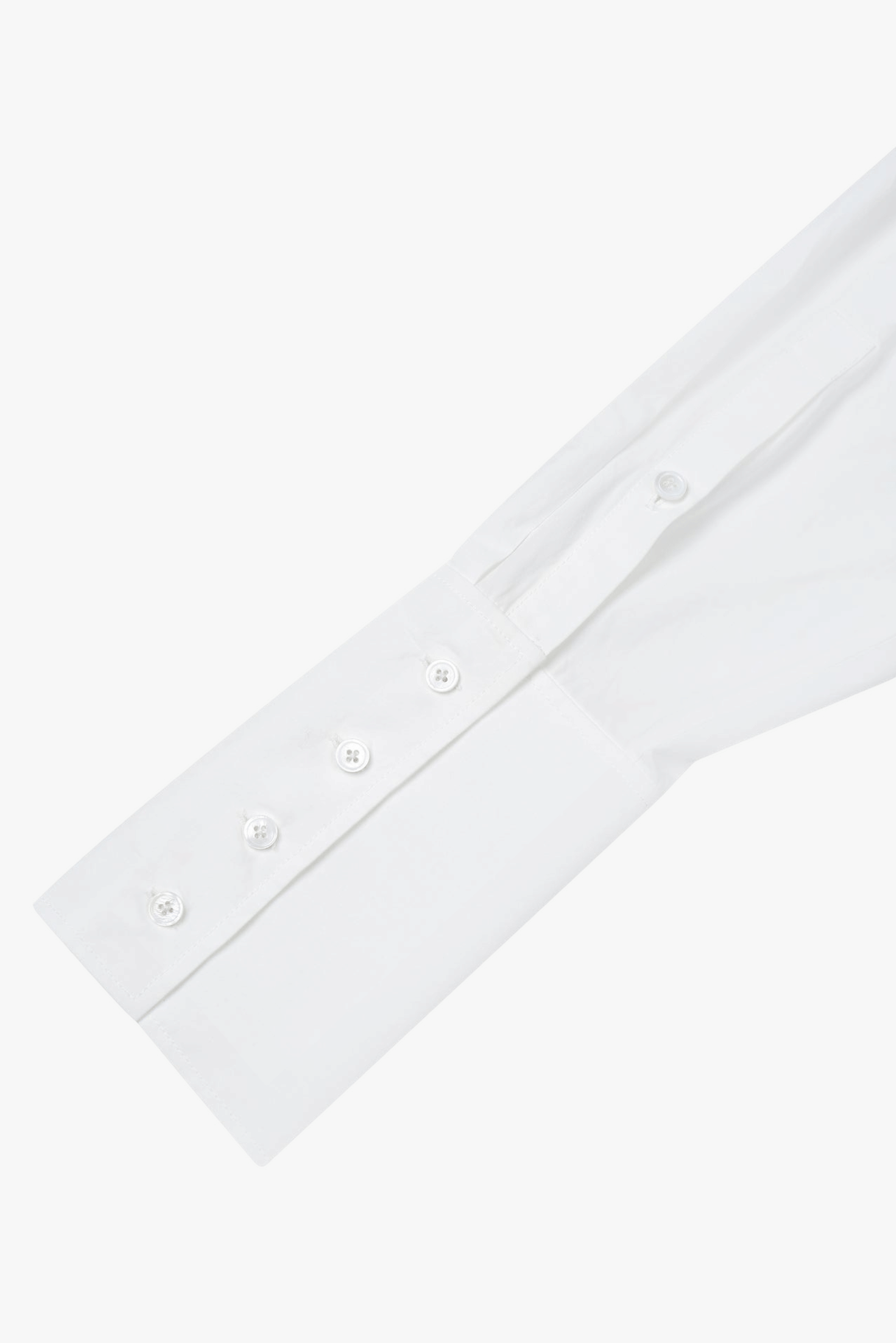 RUCHED COLLAR SHORT SHIRT made by YIBRI