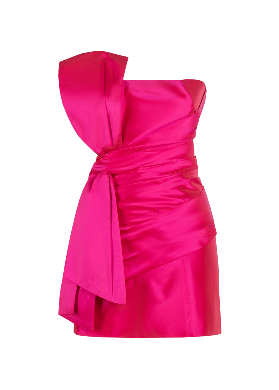 Aria silk bow detailed dress made by Monika Dimova