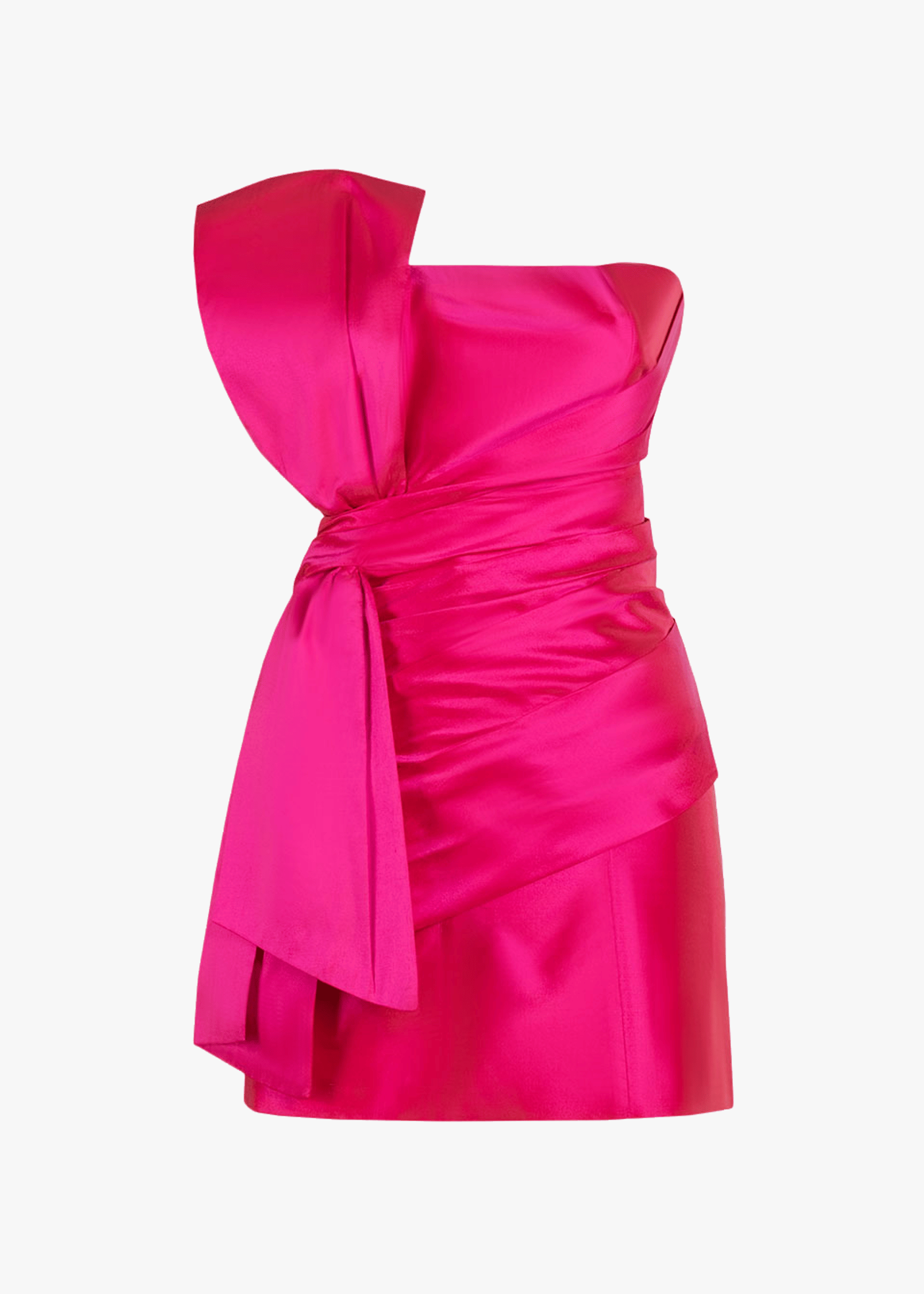 Aria silk bow detailed dress made by Monika Dimova