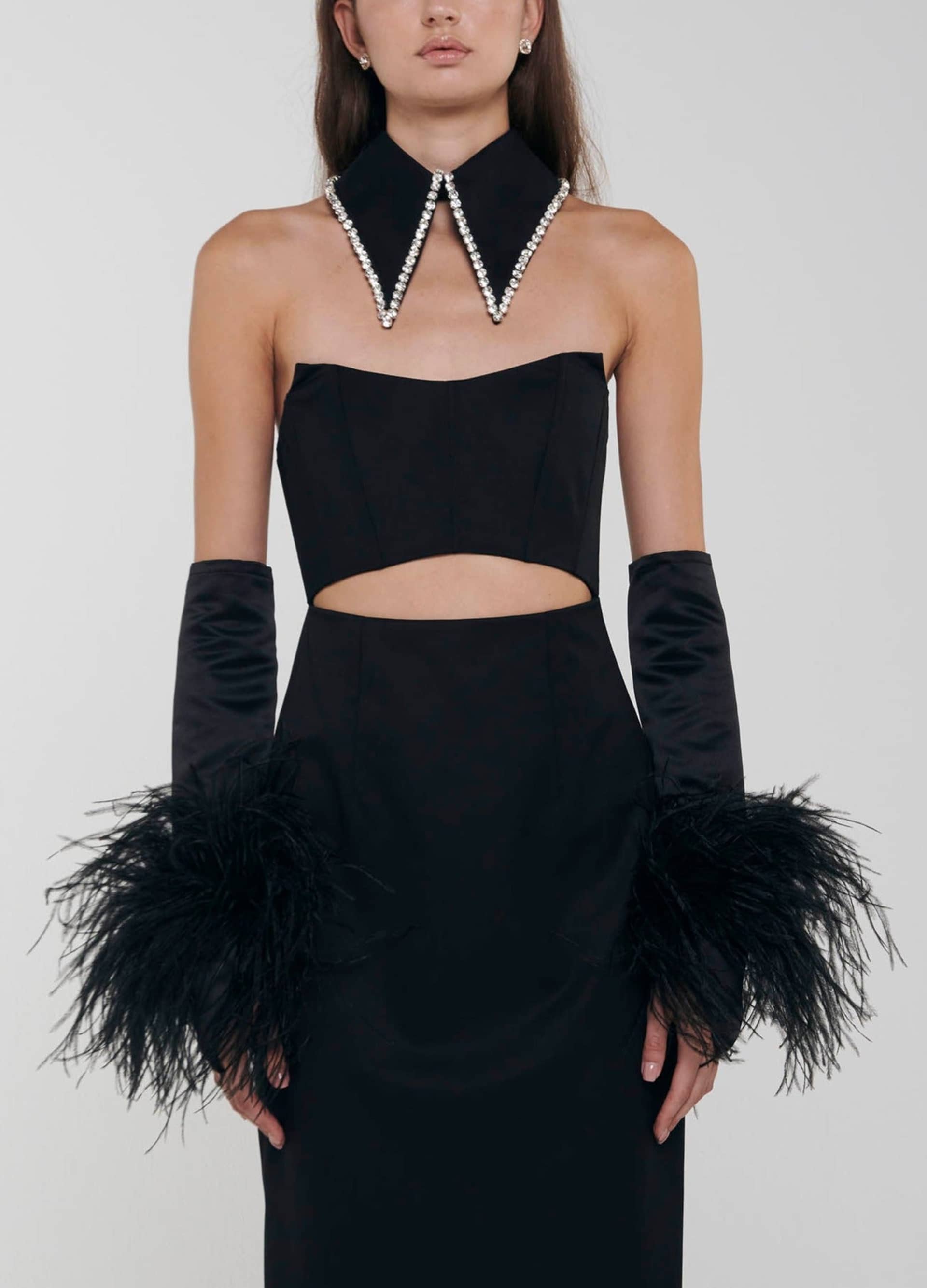 Feather Gloves made by ONORI