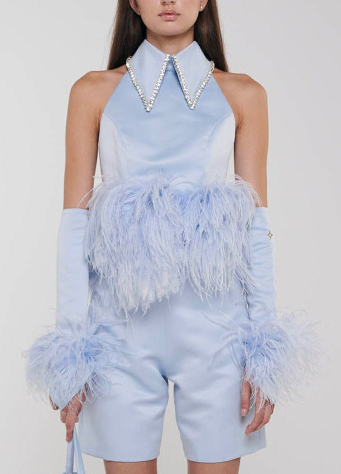 Feather Gloves made by ONORI