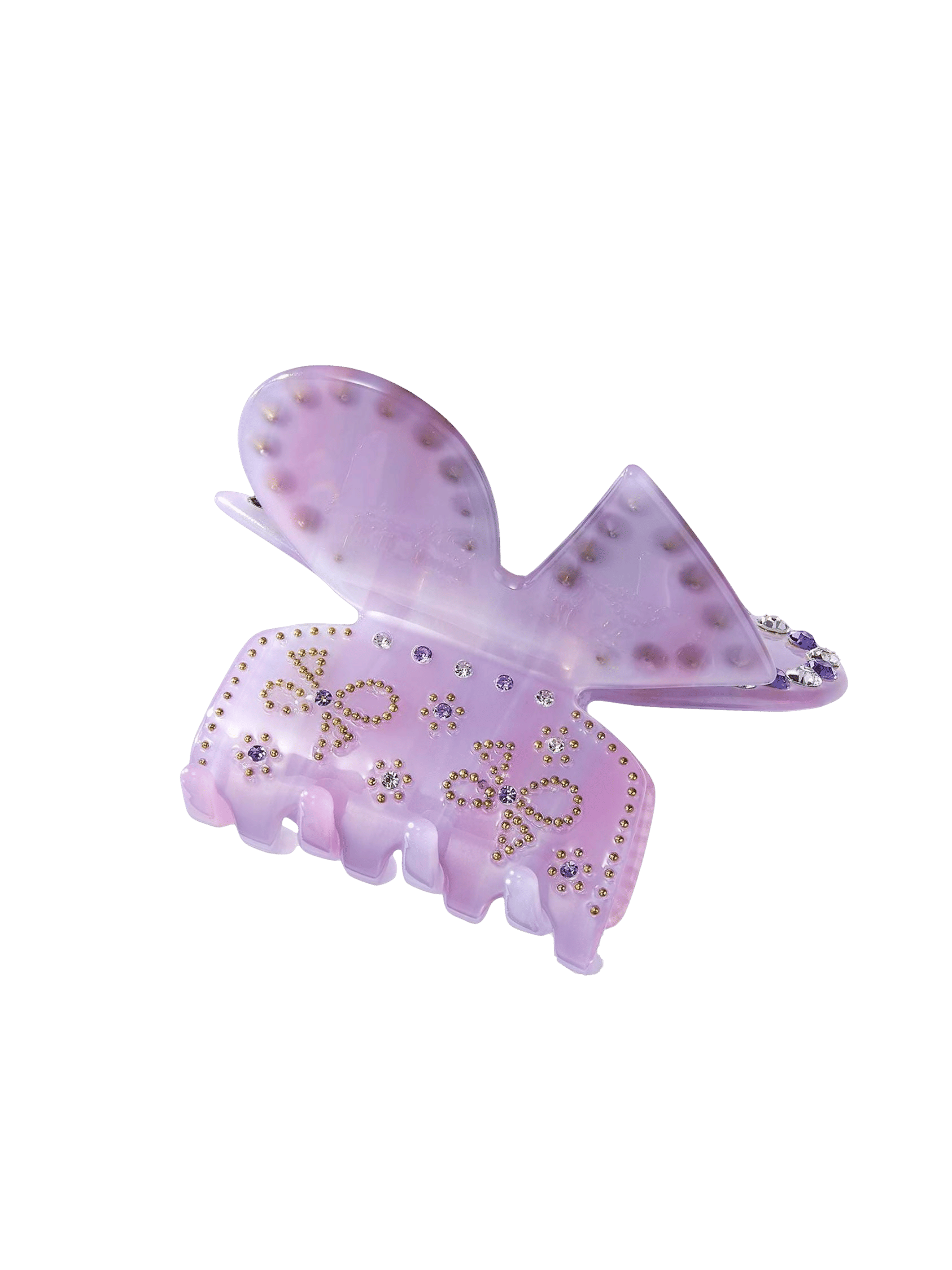 Chloe Crystal Butterfly Claw Clip (Purple) in Purple made by Nana Jacqueline