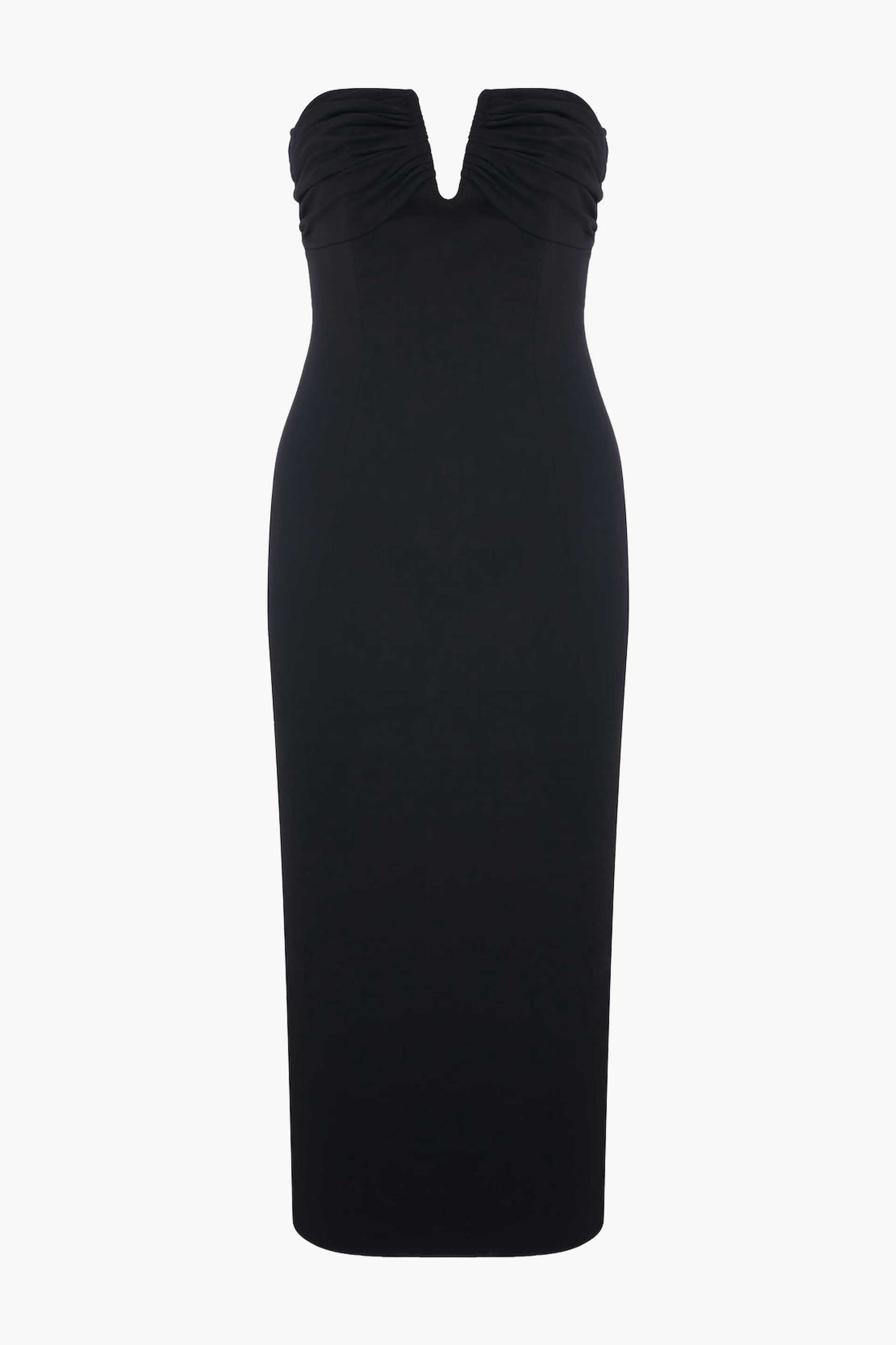 Miora Crepe Midi Dress in Black made by Nazli Ceren