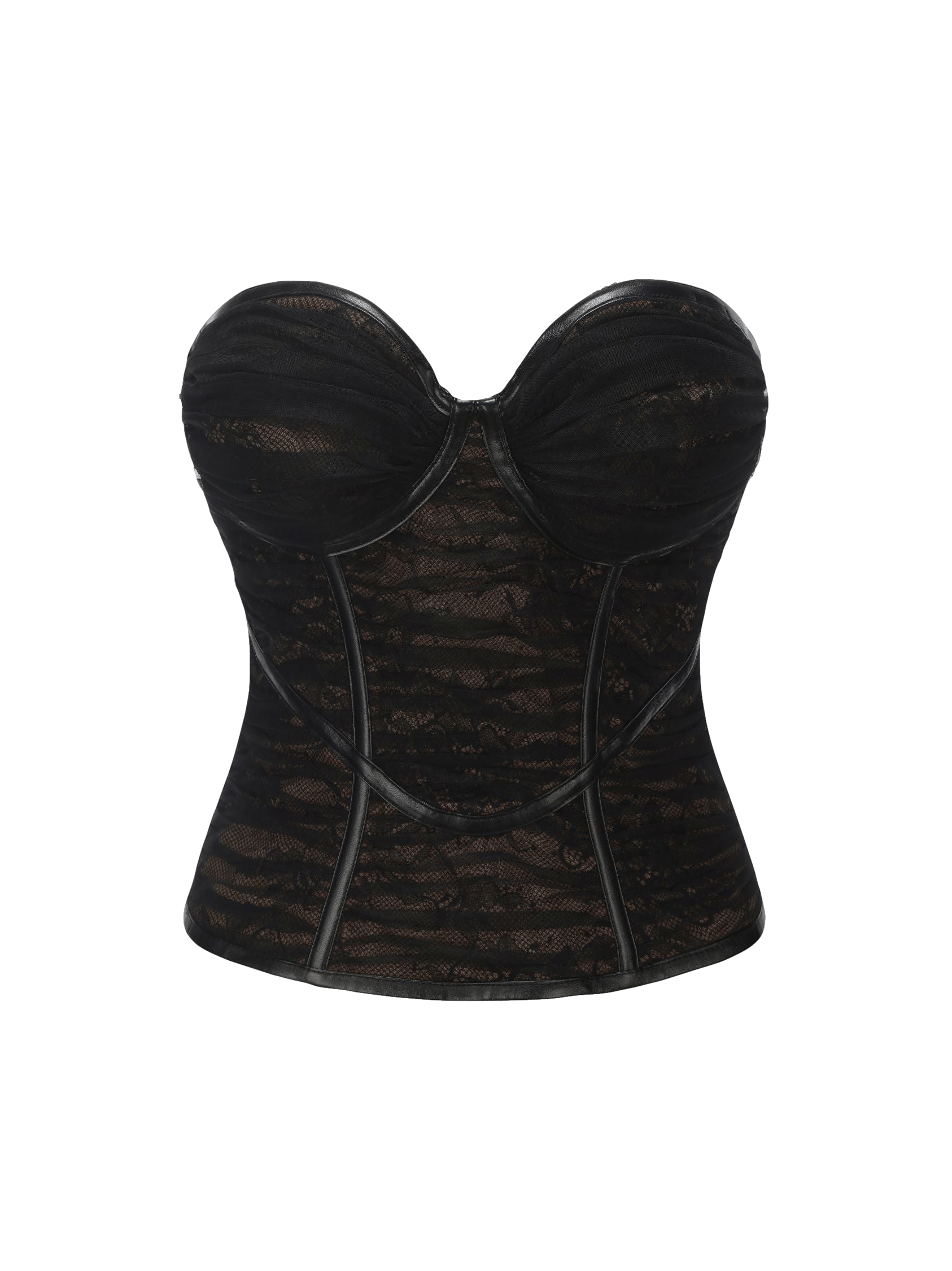 Cara Bustier Top (Black) in Black made by Nana Jacqueline