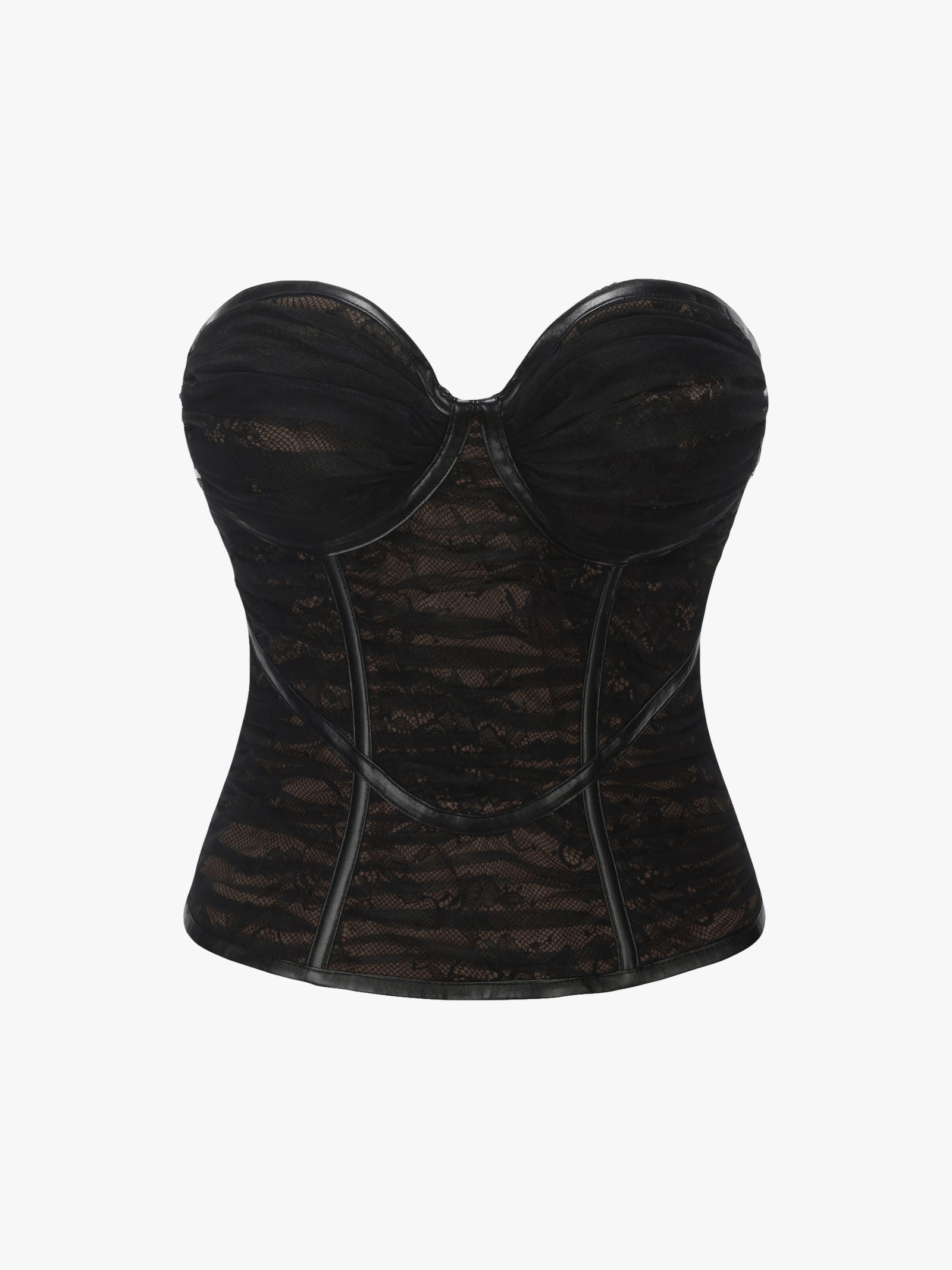 Cara Bustier Top (Black) in Black made by Nana Jacqueline
