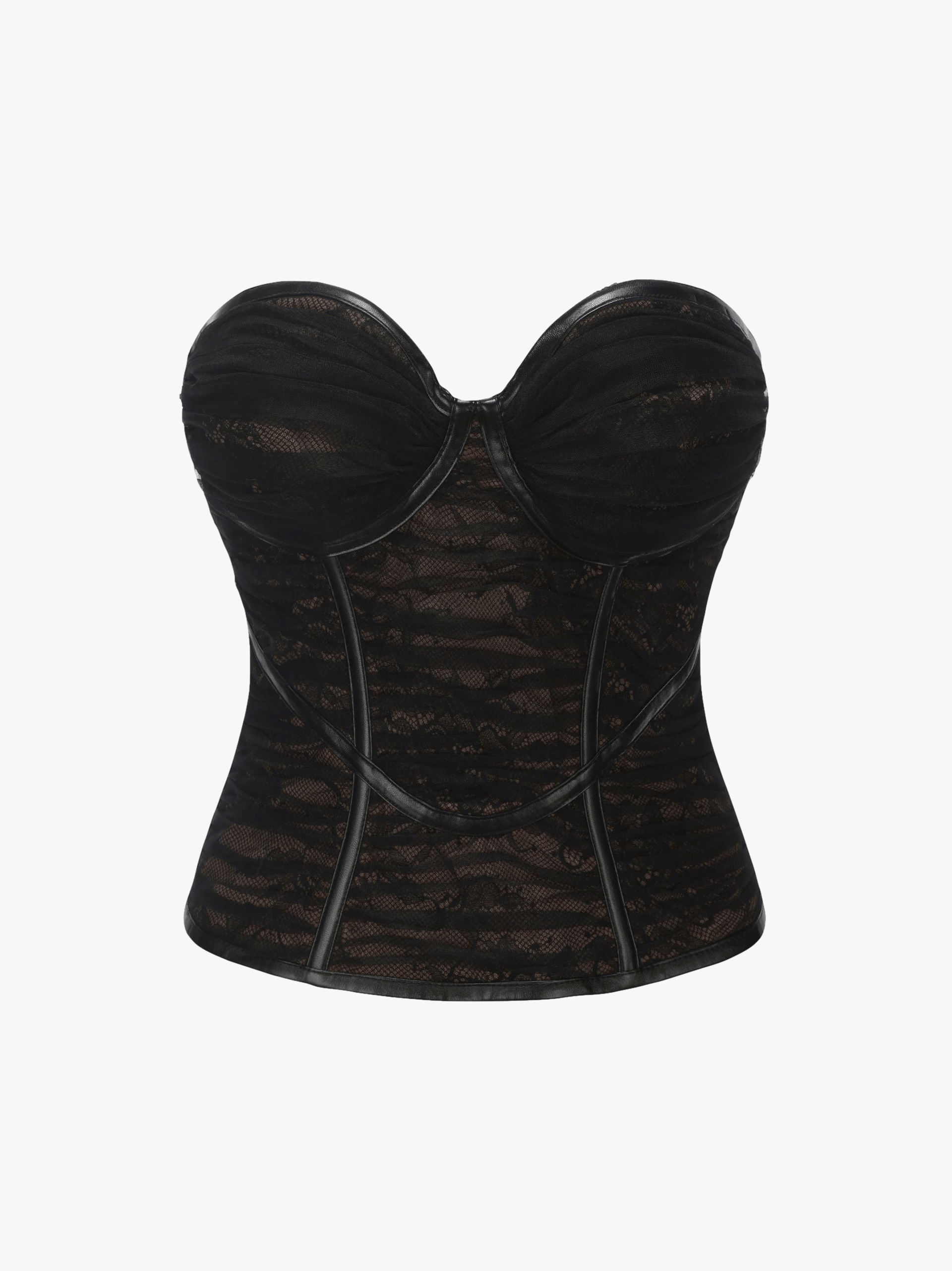 Cara Bustier Top (Black) in Black made by Nana Jacqueline