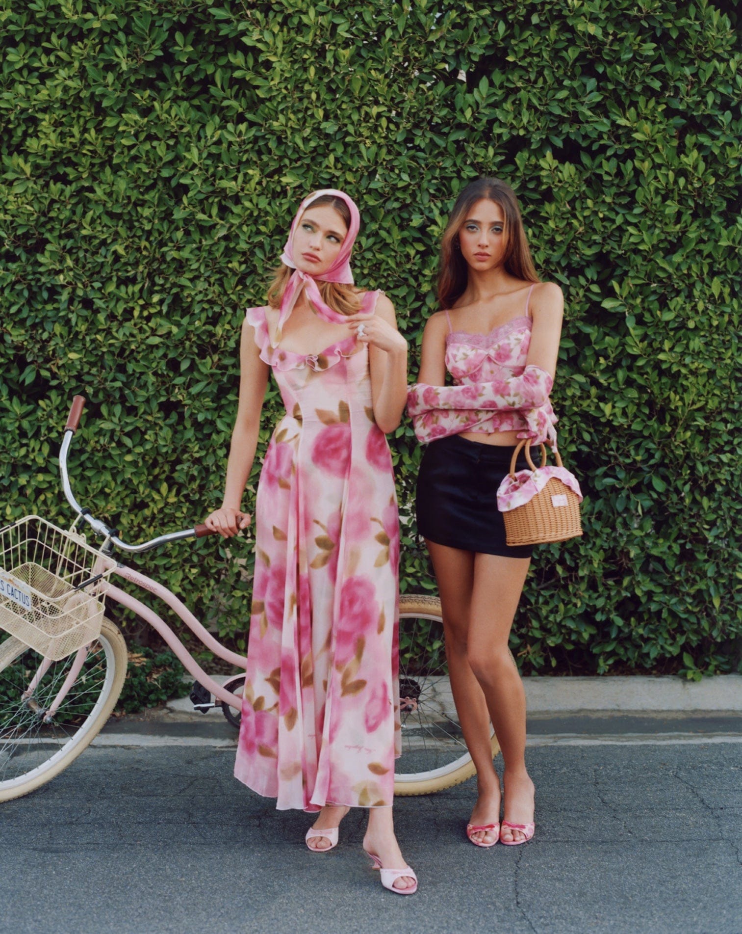 Paulina Floral Top in Pink made by Nana Jacqueline