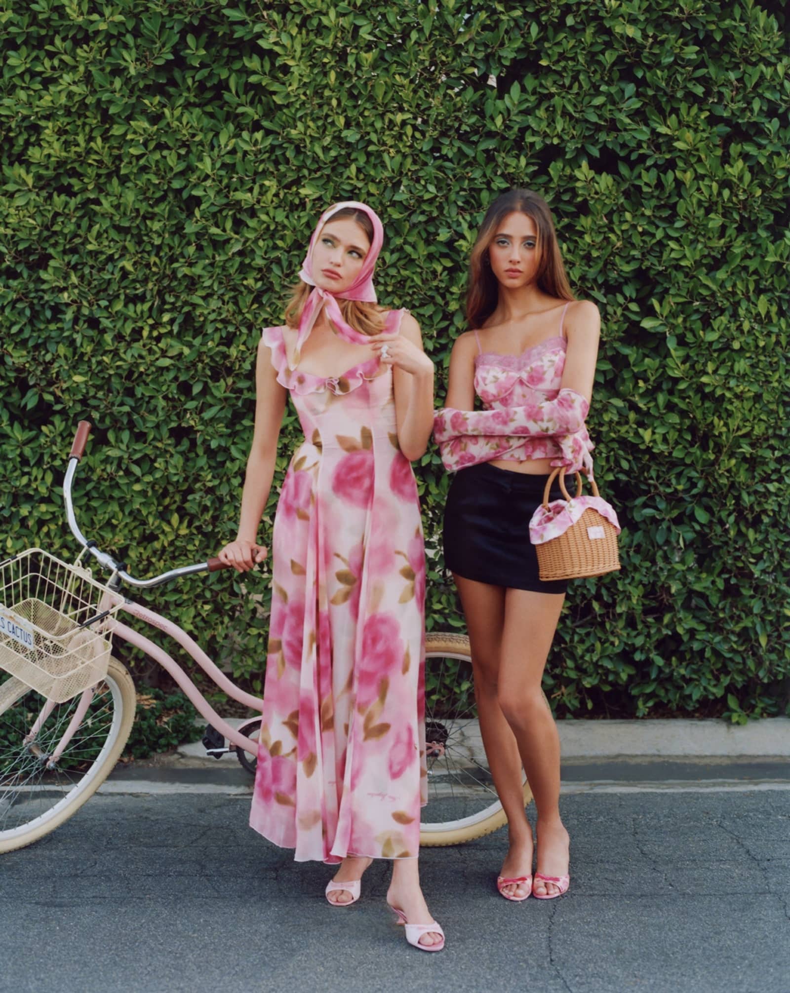 Paulina Floral Top in Pink made by Nana Jacqueline