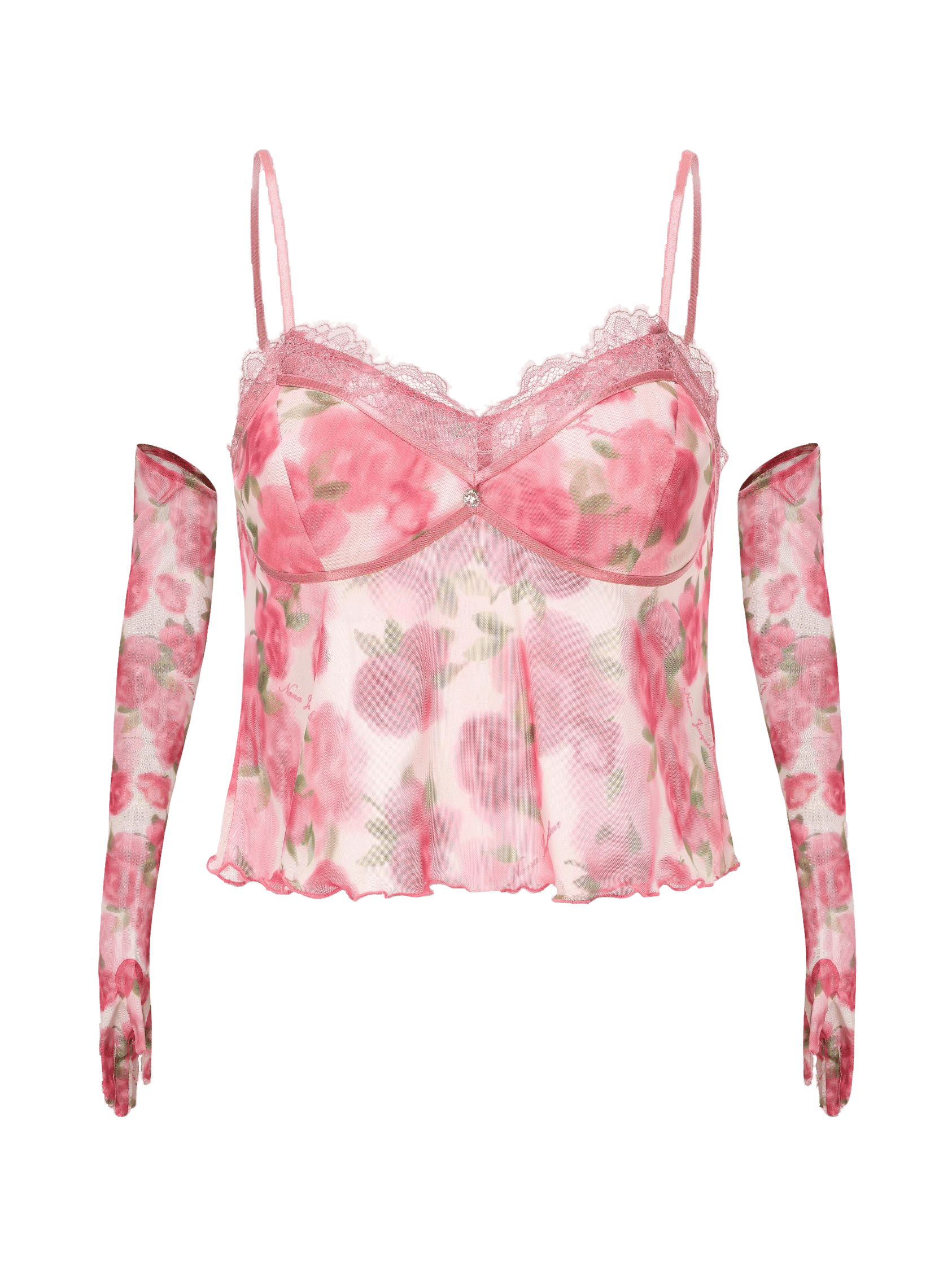 Paulina Floral Top in Pink made by Nana Jacqueline