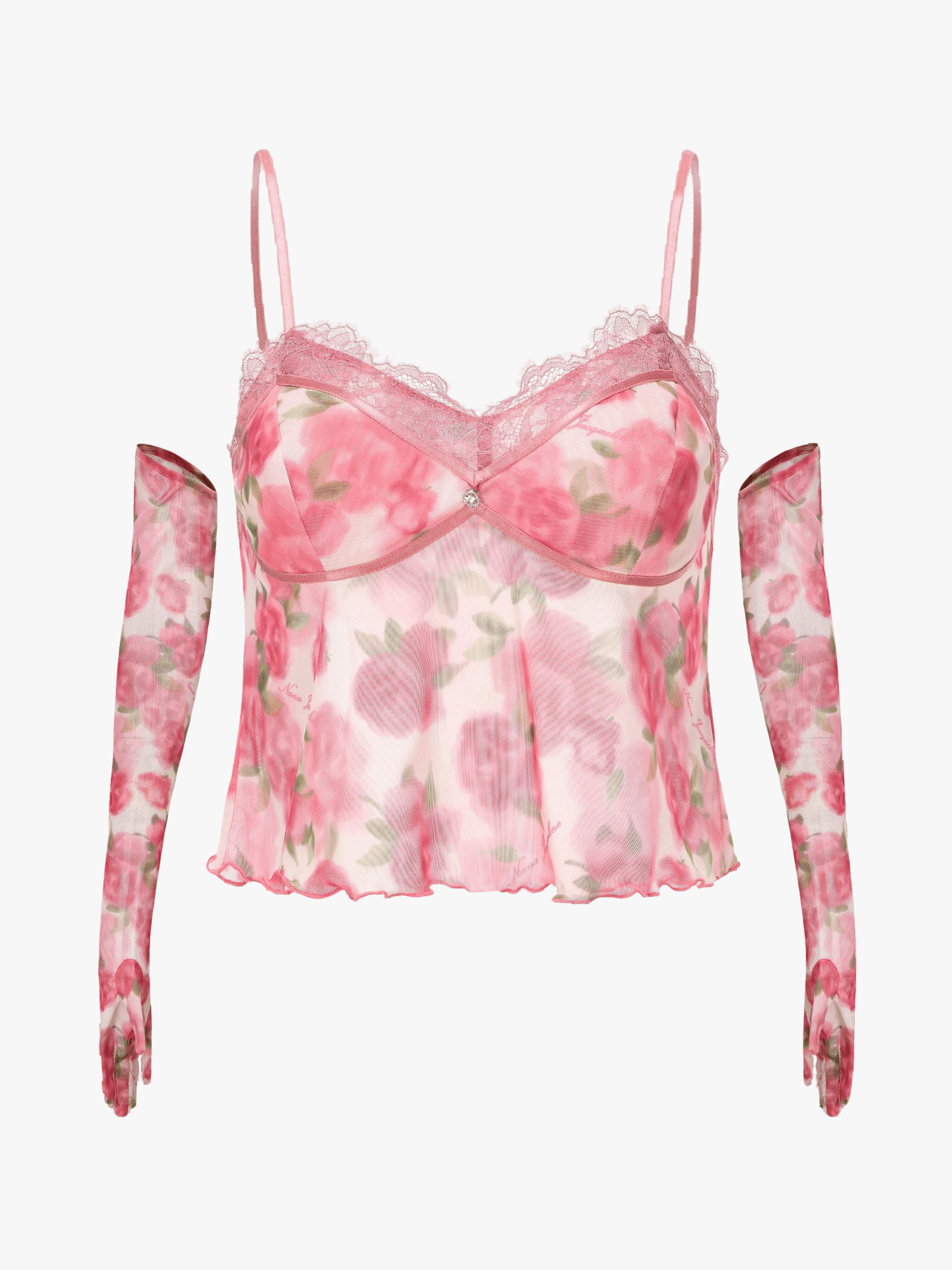 Paulina Floral Top in Pink made by Nana Jacqueline