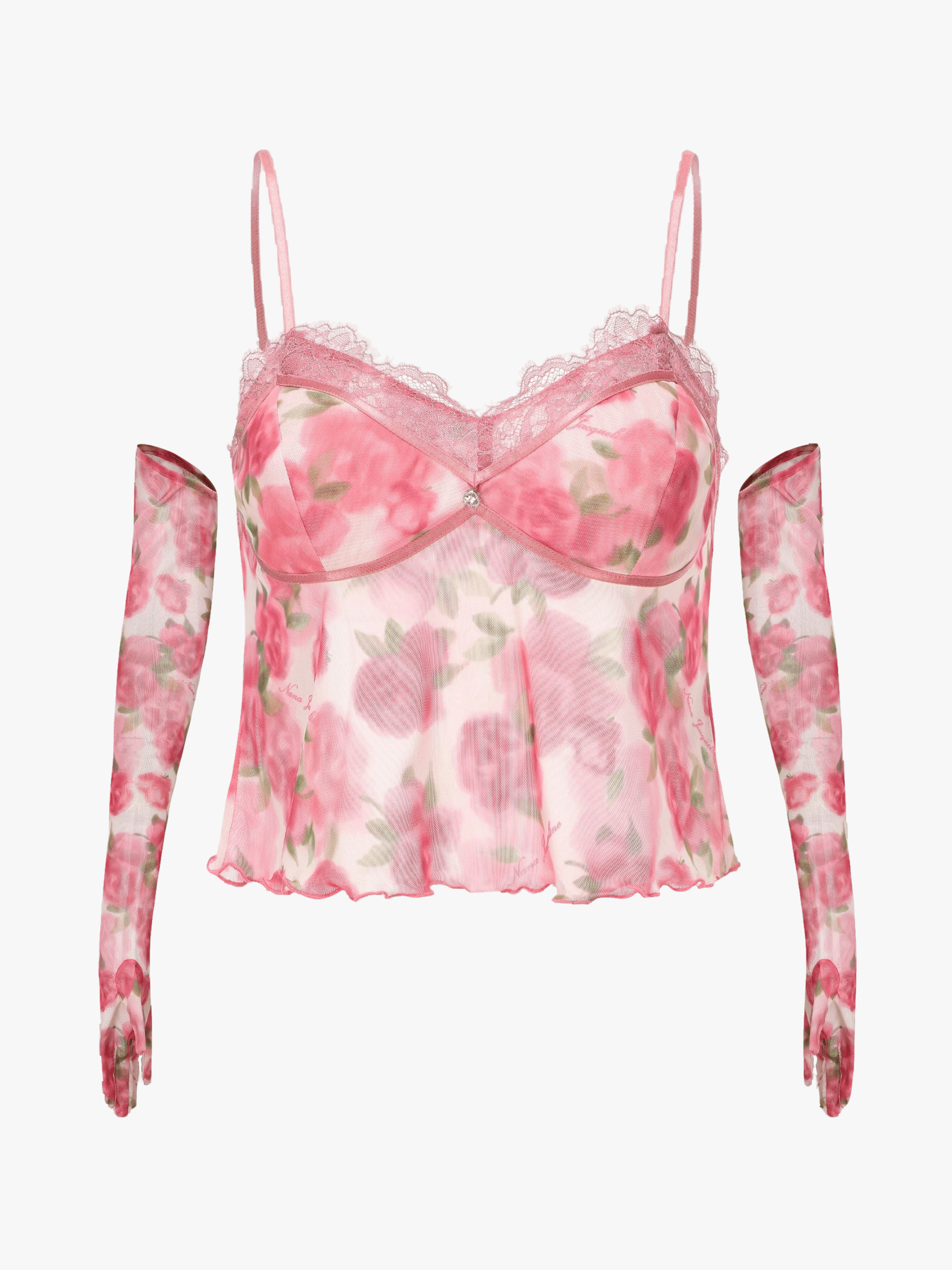 Paulina Floral Top in Pink made by Nana Jacqueline