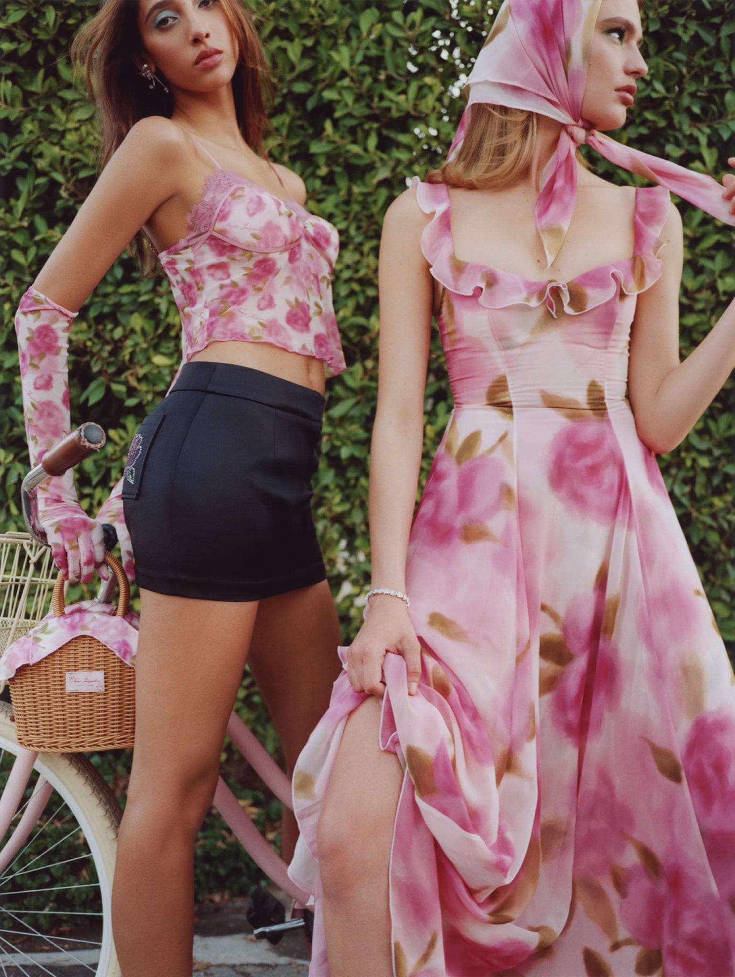 Paulina Floral Top in Pink made by Nana Jacqueline