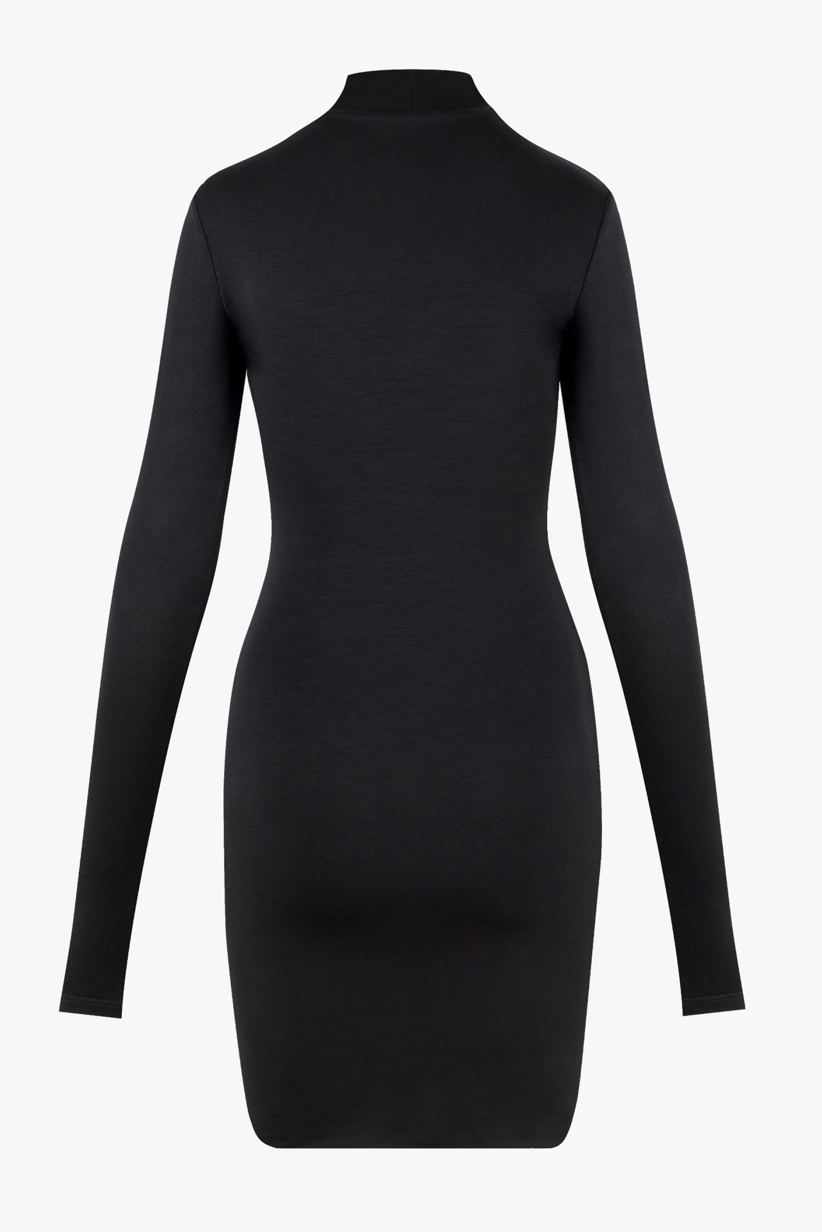 BLACK TURTLENECK DRESS made by BENU Studio