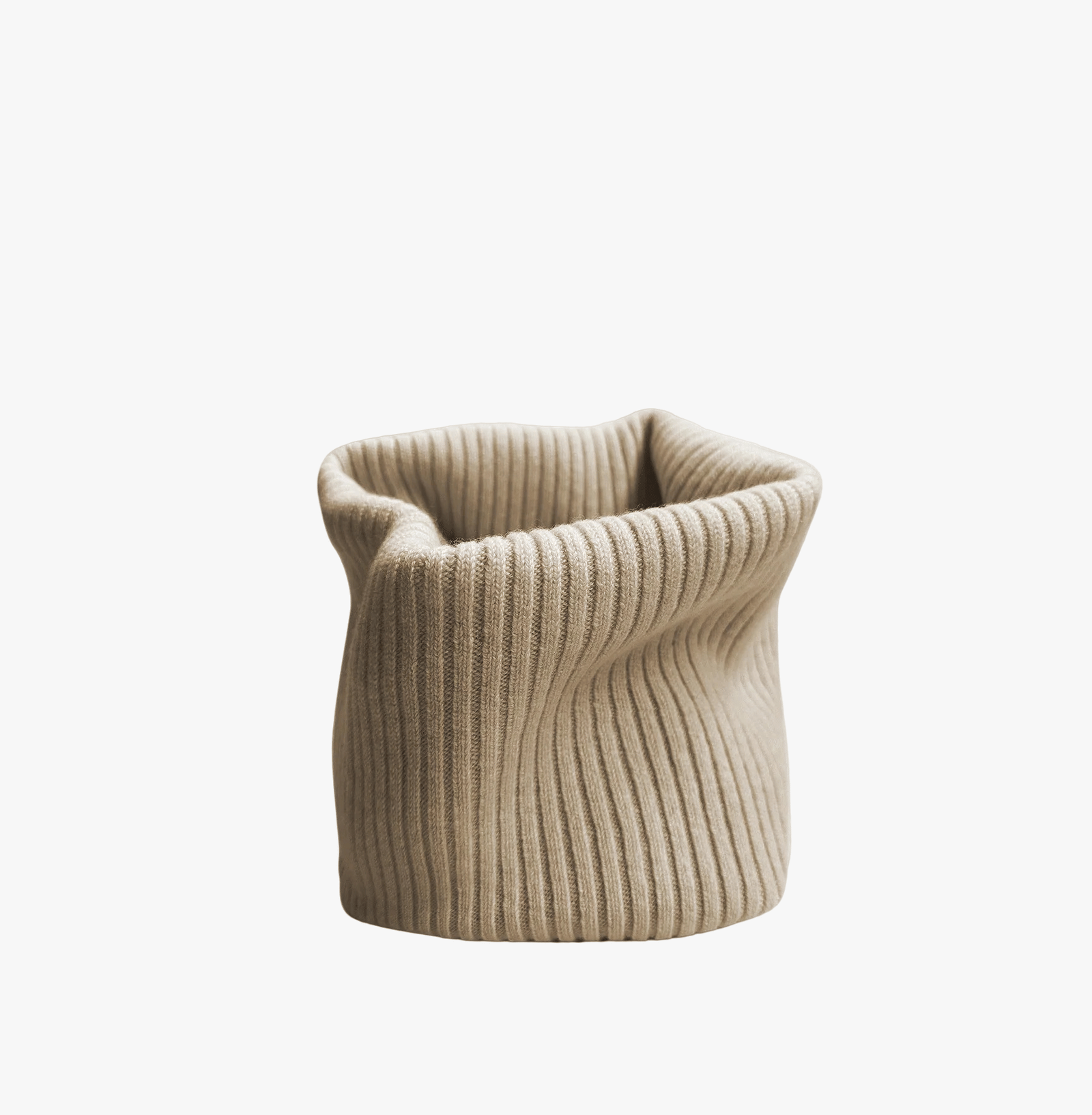 Neck Warmer Cashmere Sand made by YLIANA YEPEZ