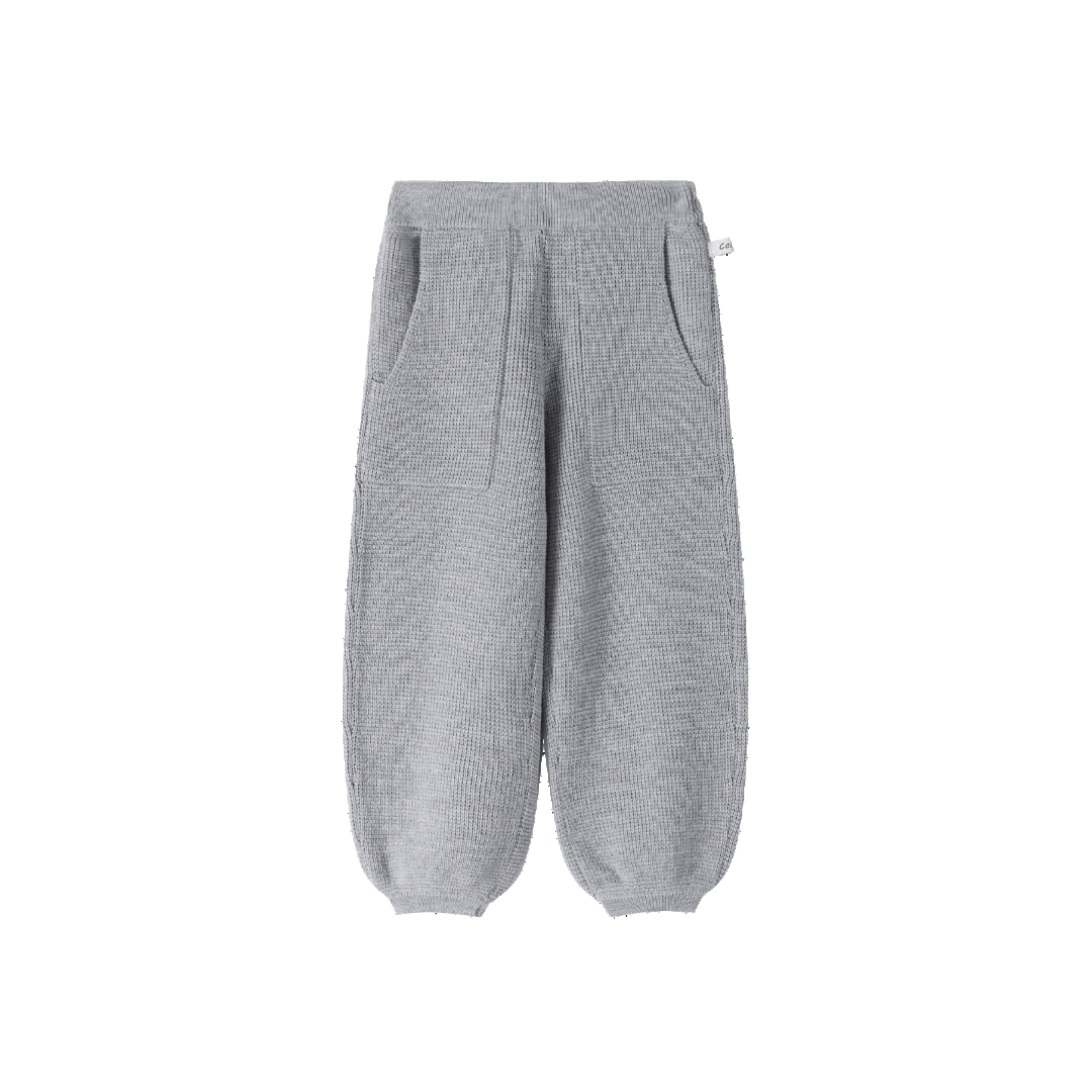 Basic Wool Track Pants with Pockets made by CozyU