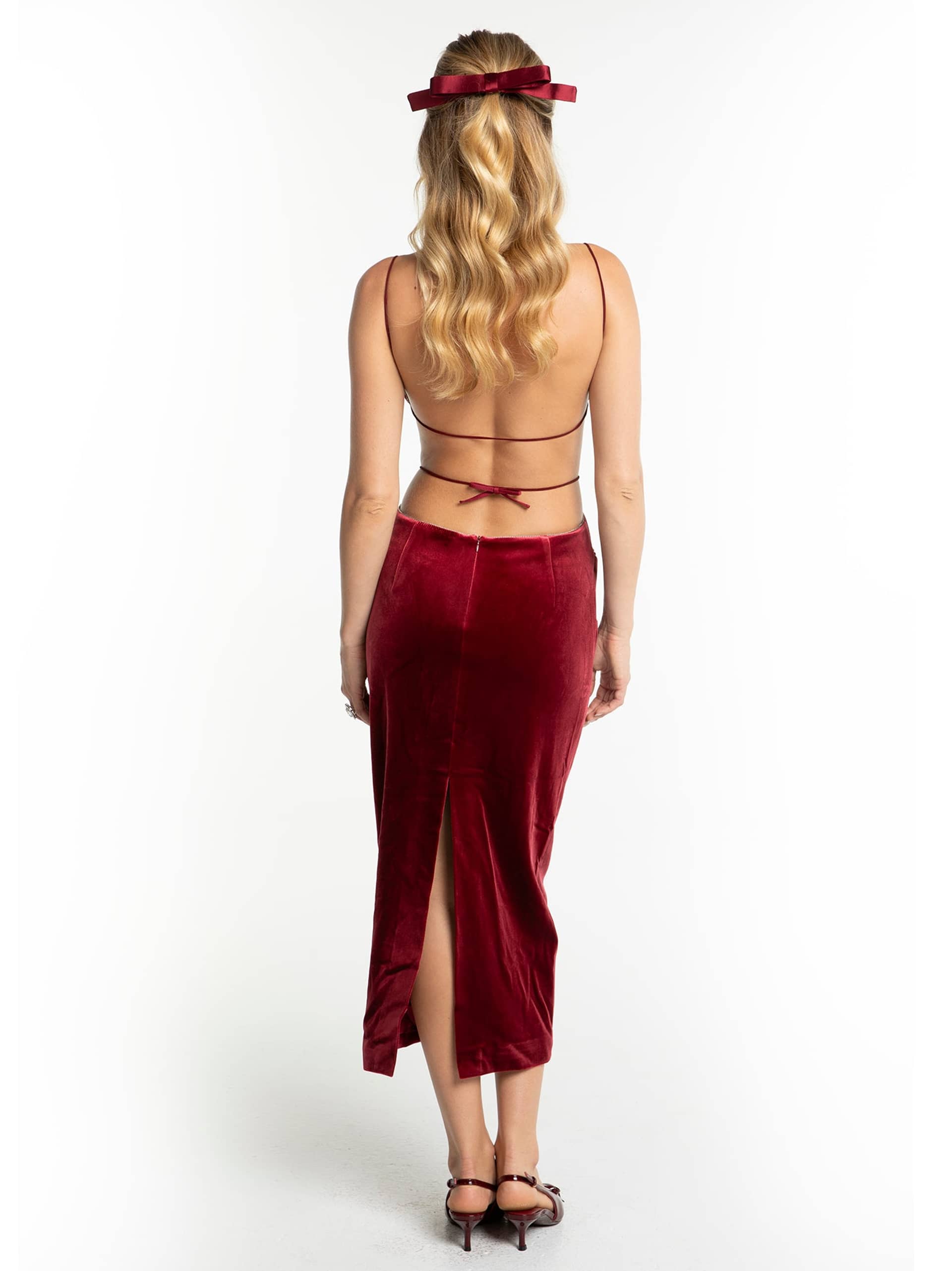 Cristina Dress (Red) made by Nana Jacqueline