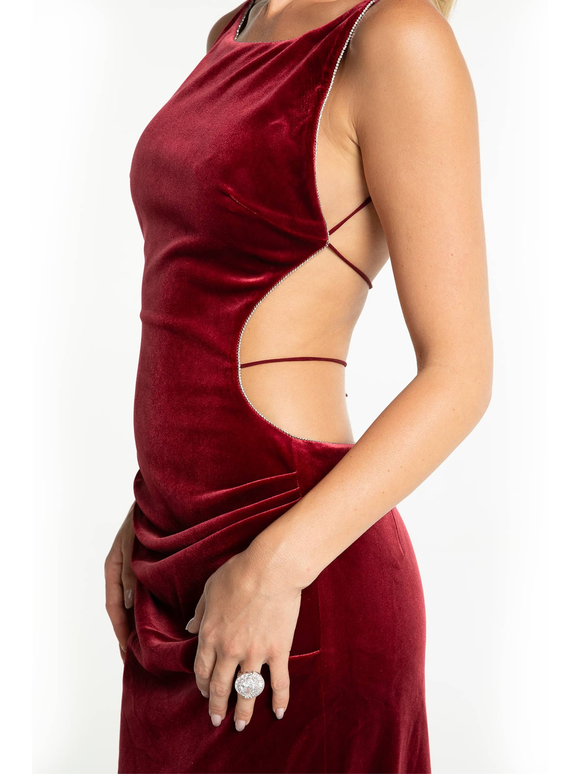 Cristina Dress (Red) made by Nana Jacqueline