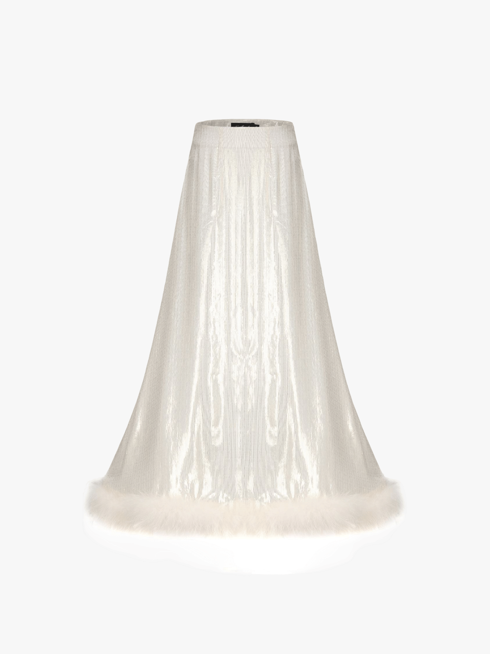 Christina Velvet Skirt (White) made by Nana Jacqueline