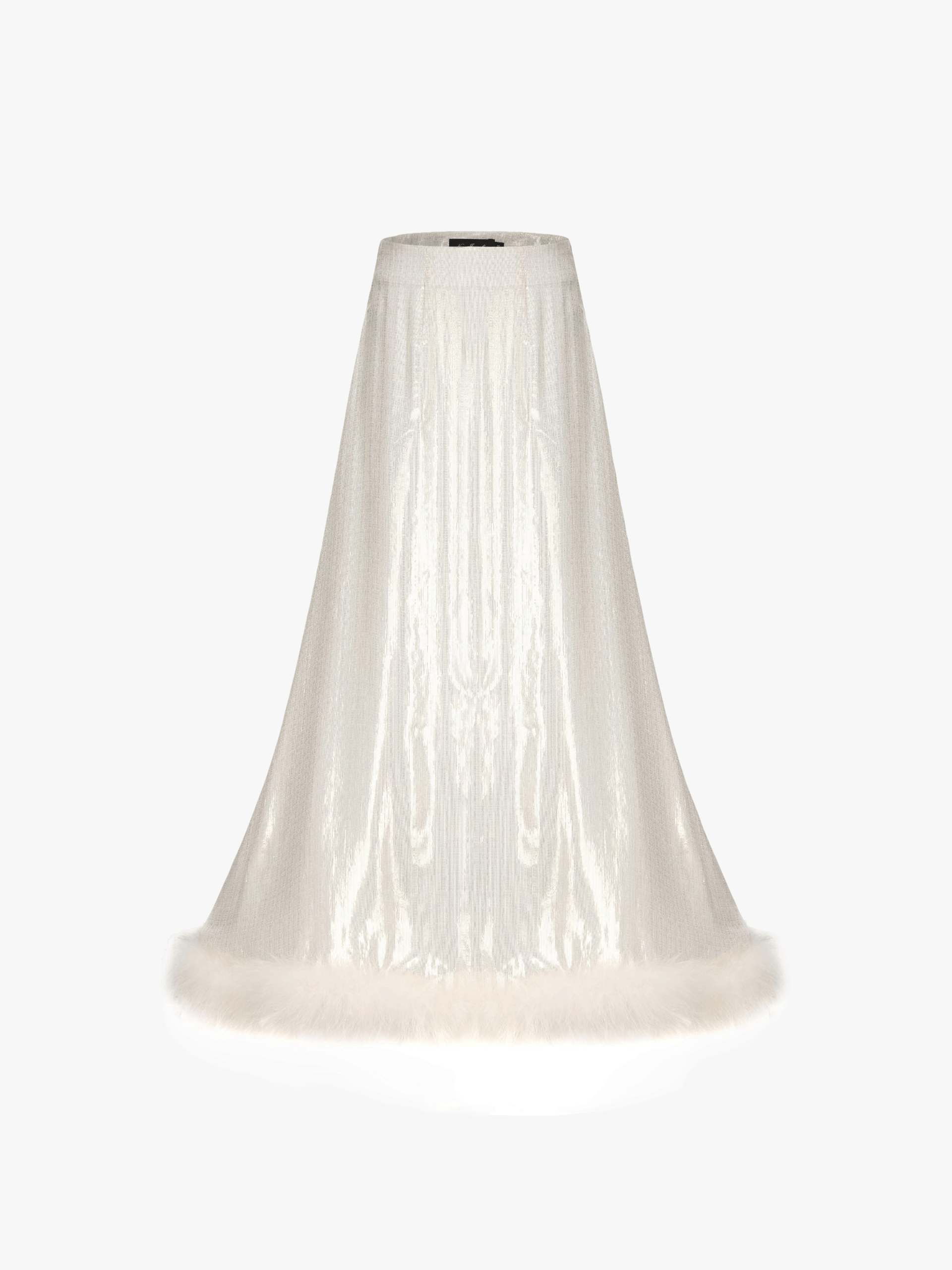 Christina Velvet Skirt (White) made by Nana Jacqueline